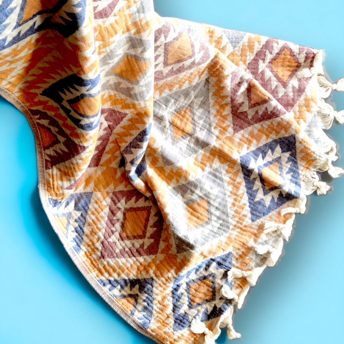 Natural Cotton Hand Woven Turkish Towel Pestemal