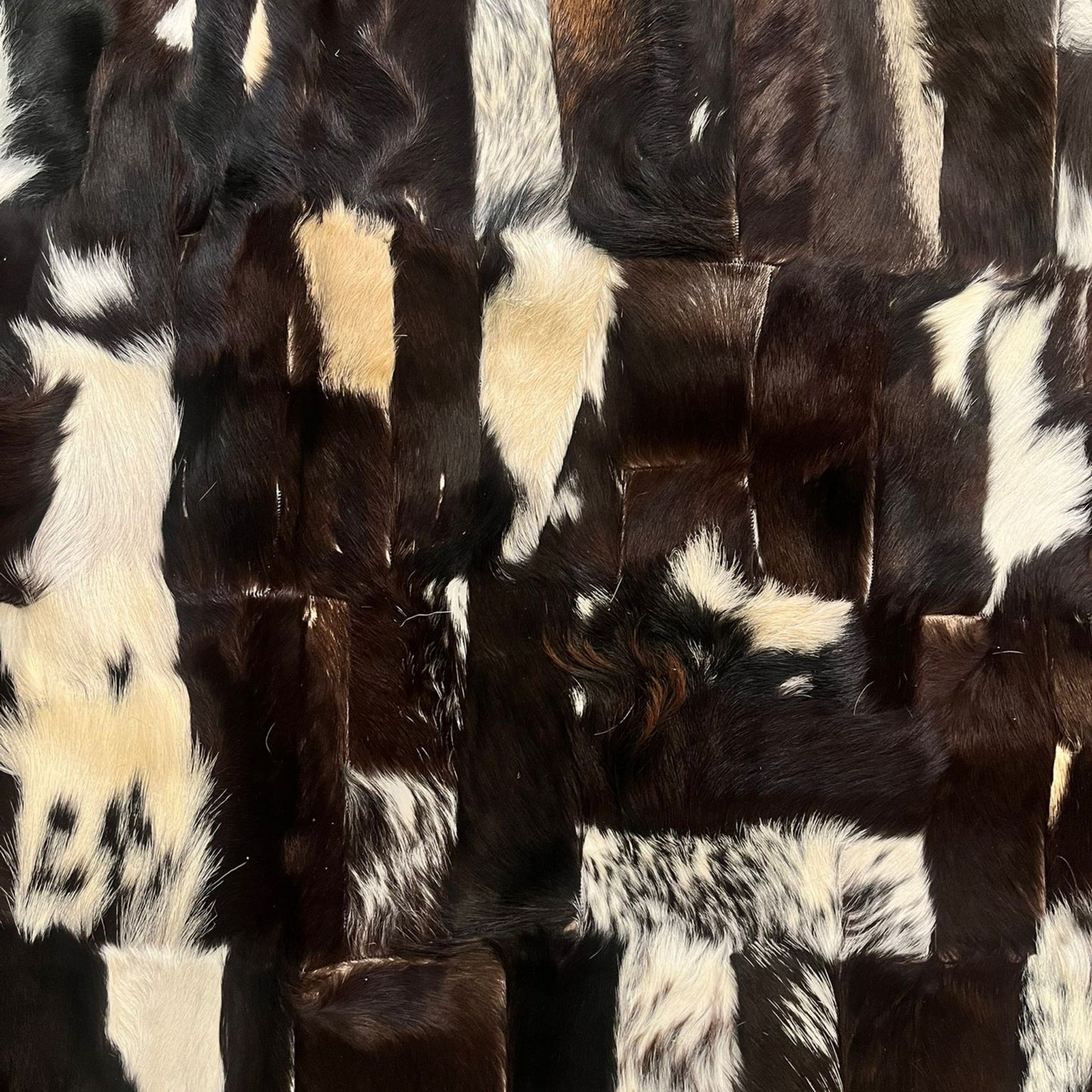 Antilop Leather Patchwork Rug – Sustainable Luxury, 210 x 240 cm