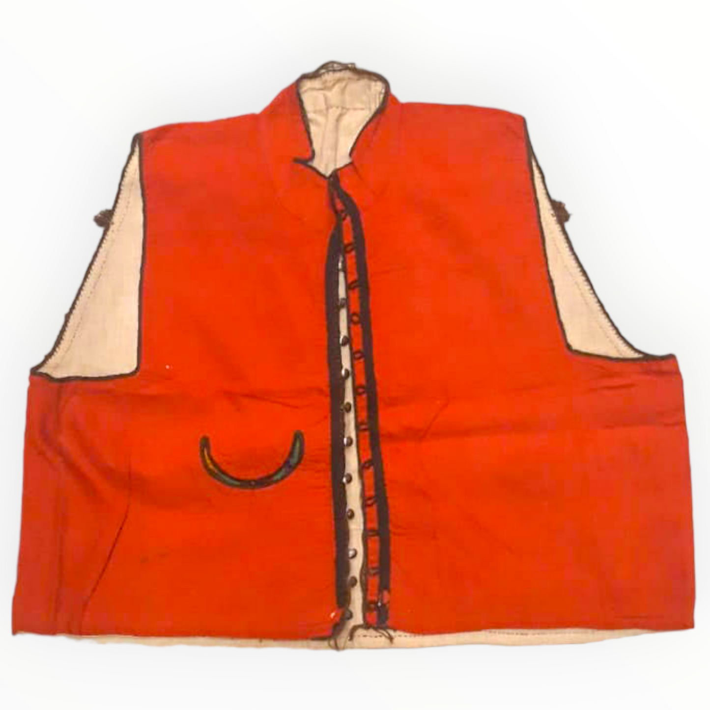 Antique Ottoman Anatolian Cropped Vest - Turkish Folk Cepken