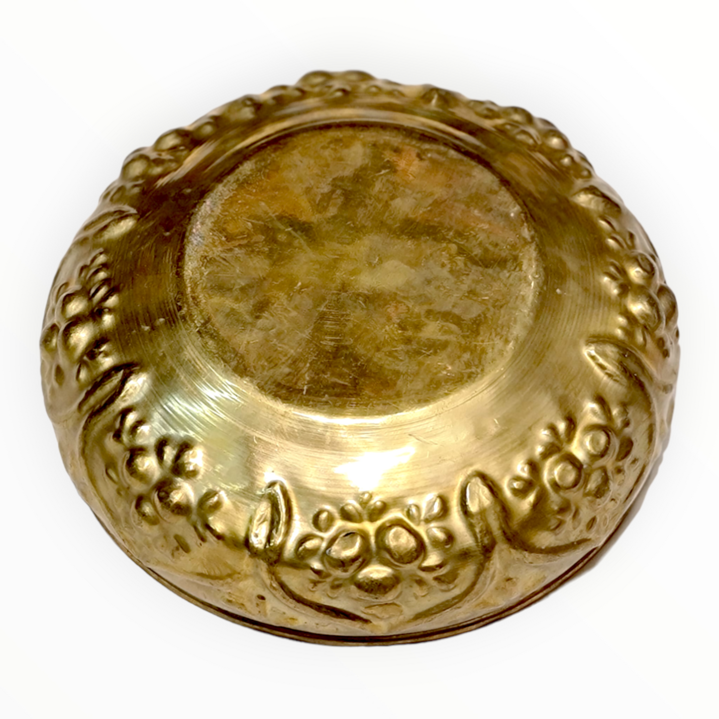 Antique Turkish Hammam Bowl - Turkish Bath Brass Bowl