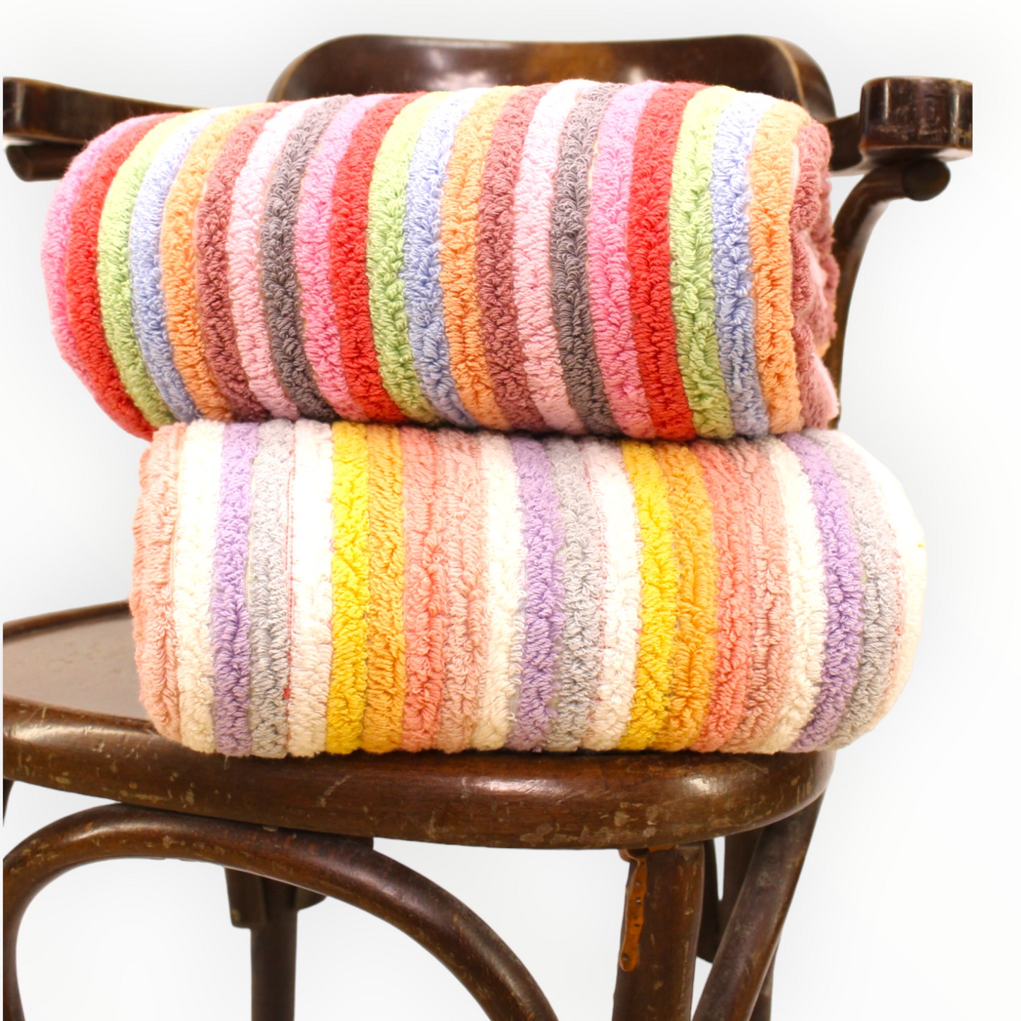 Designer Natural Cotton Hand-Woven Turkish Terry Hammam Towel