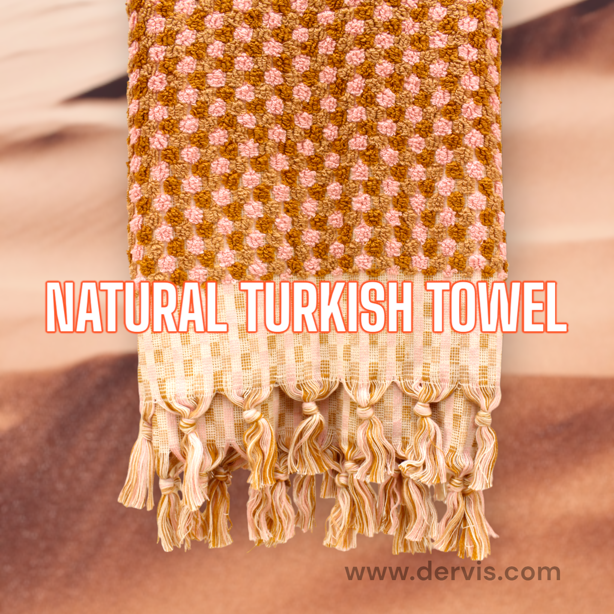 Turkish Terry Towel Shopping Bag & Beach Bag – Dervis Natural Textile