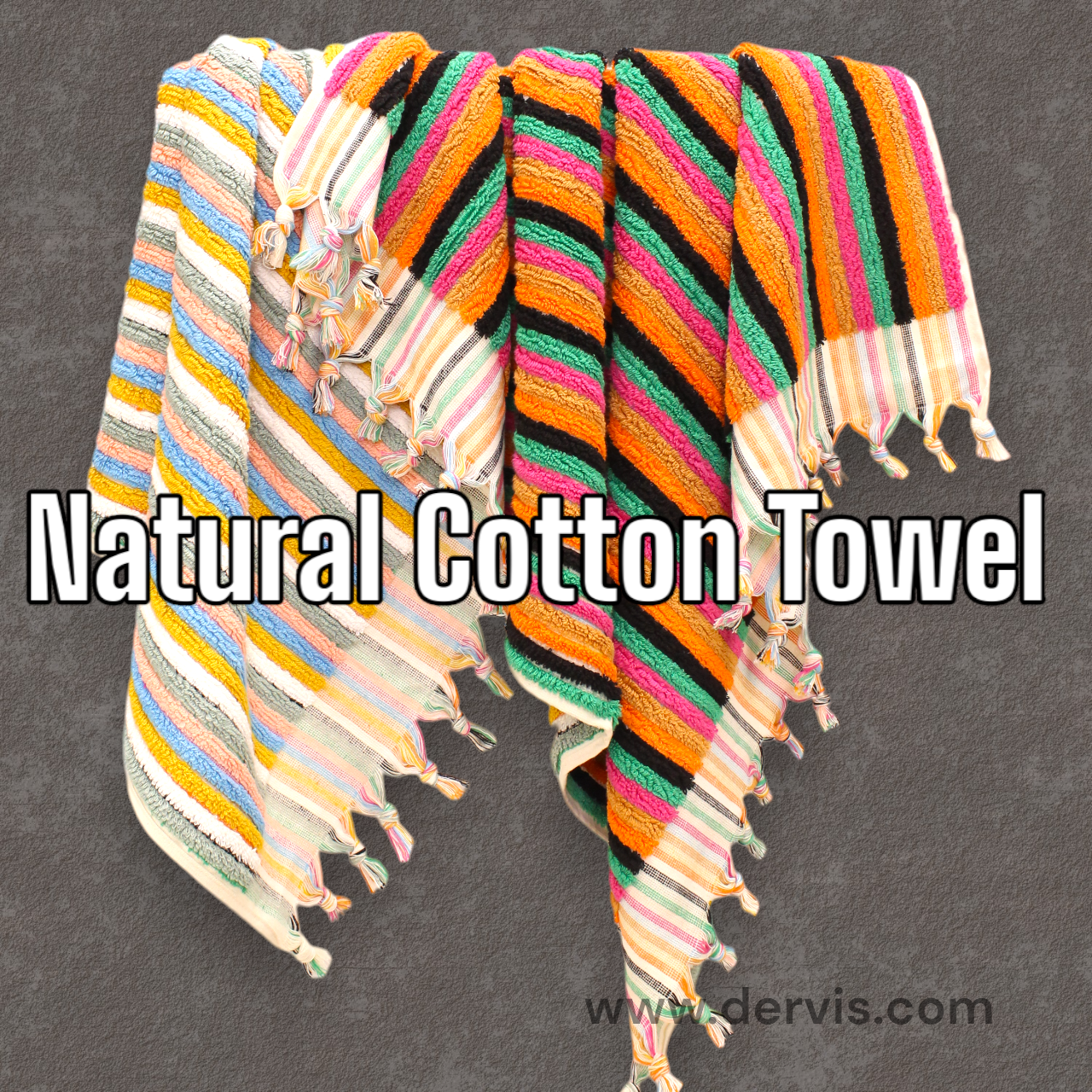 Natural Cotton Hand Woven Turkish Bath Towels – Dervis Natural Textile