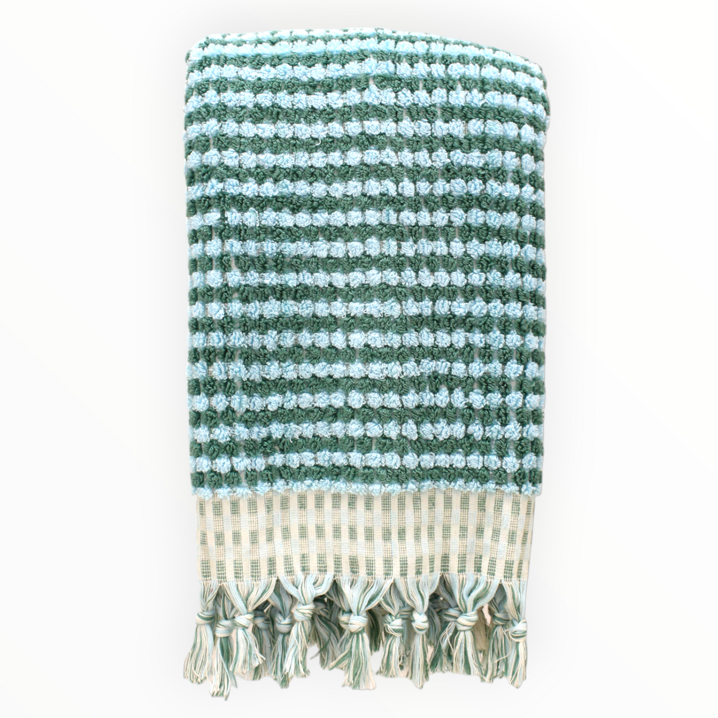 Designer Natural Cotton Hand-Woven Turkish Terry Hammam Towel