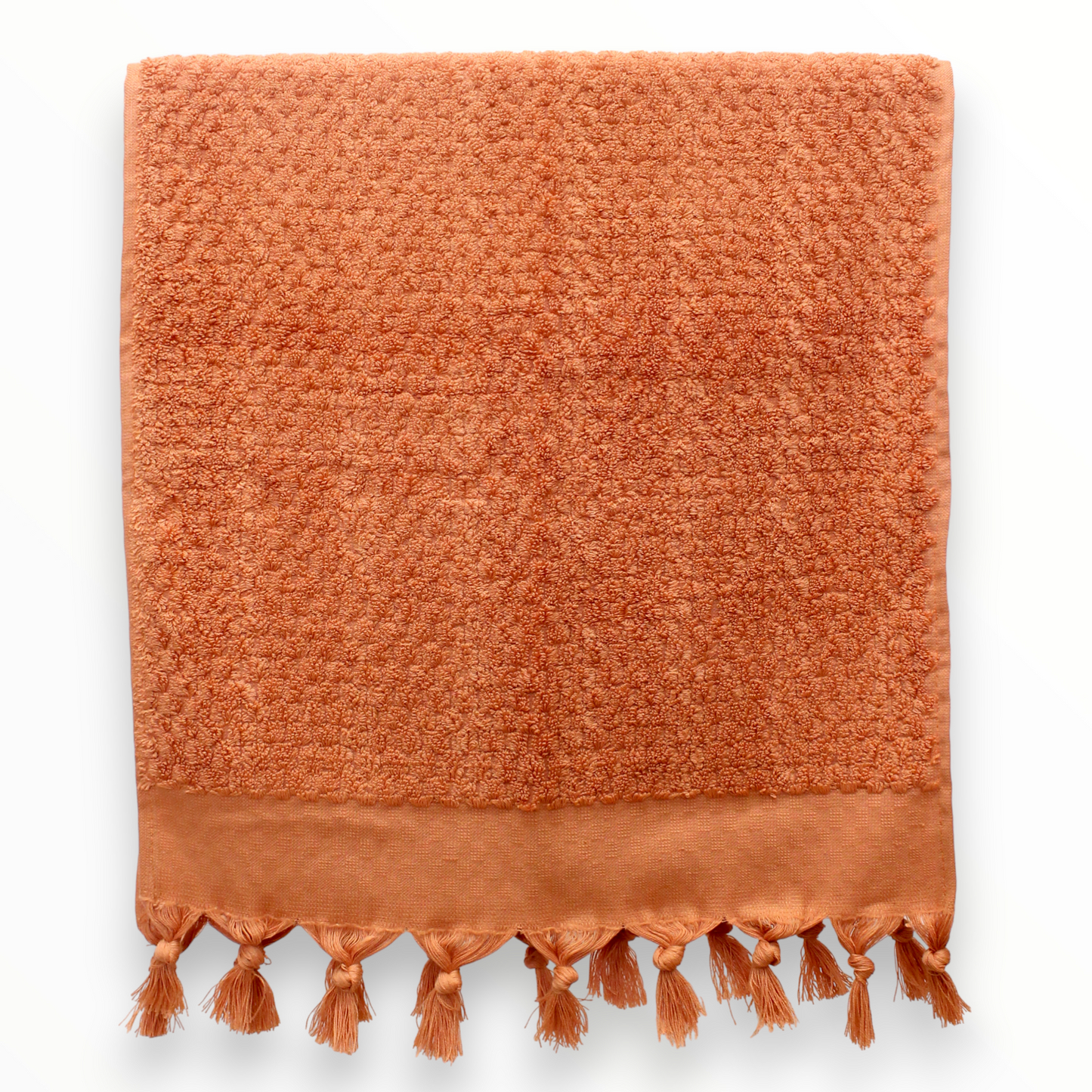 Elegant Natural Cotton Hand-Woven Turkish Terry Hand Towel