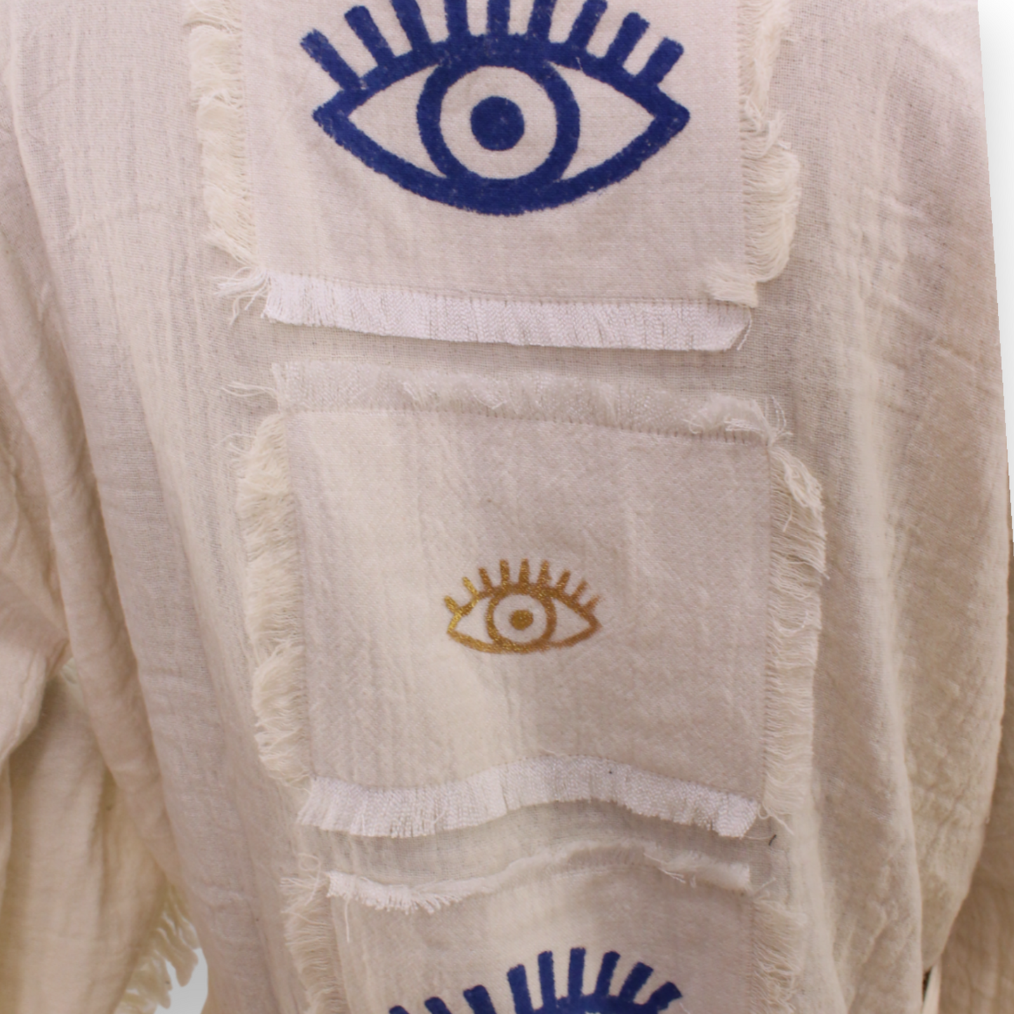 Evil Eye Turkish Towel Kimono Kaftan Bathrobe