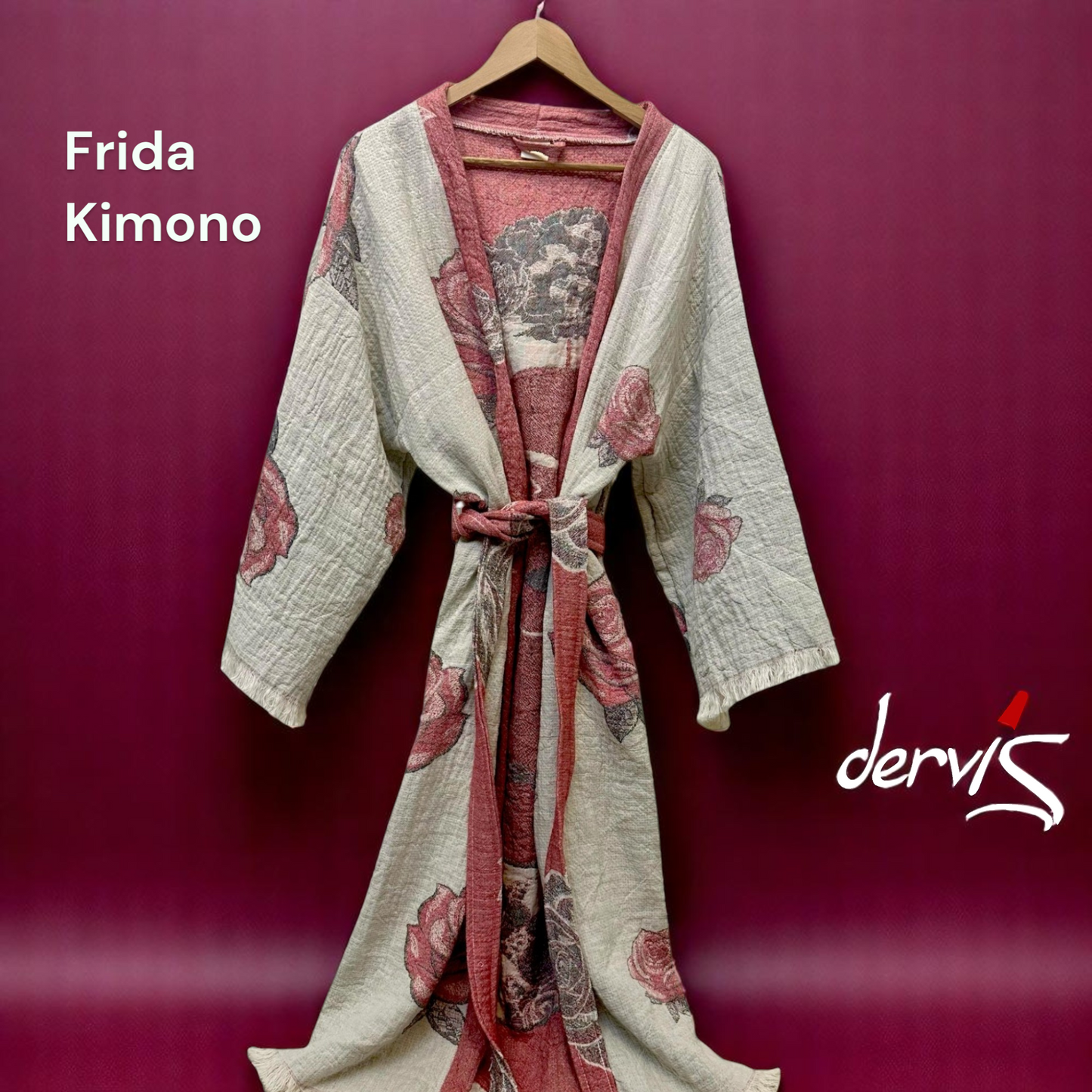 Frida Design Kimono Robe
