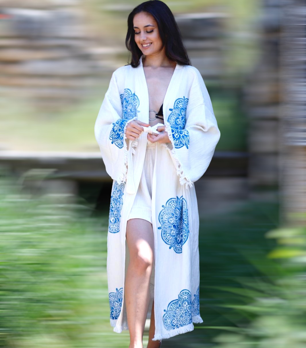 Turkish Towel Kimono Kaftan Bathrobe