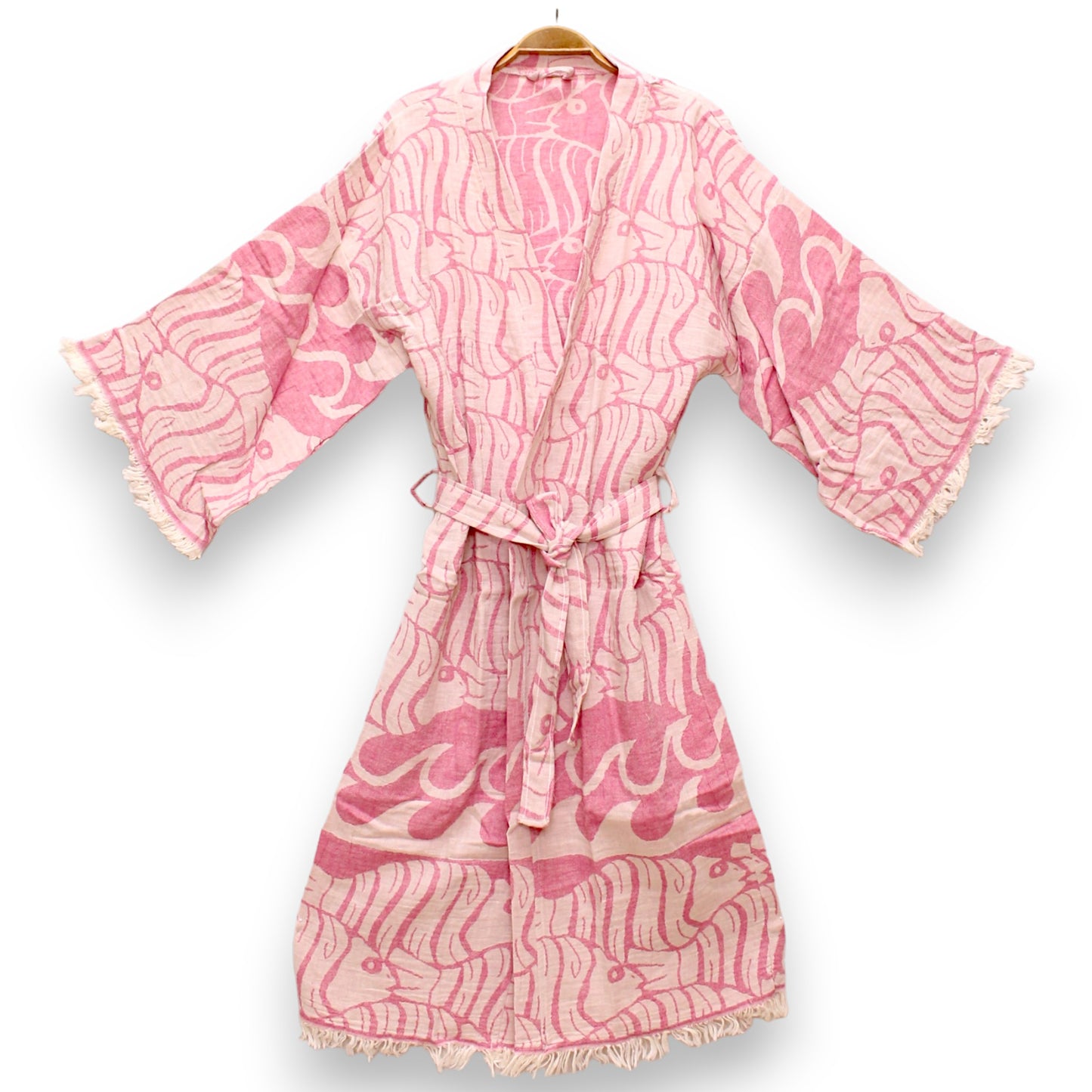 Hand-Made Turkish Towel Kimono Robe Kaftan