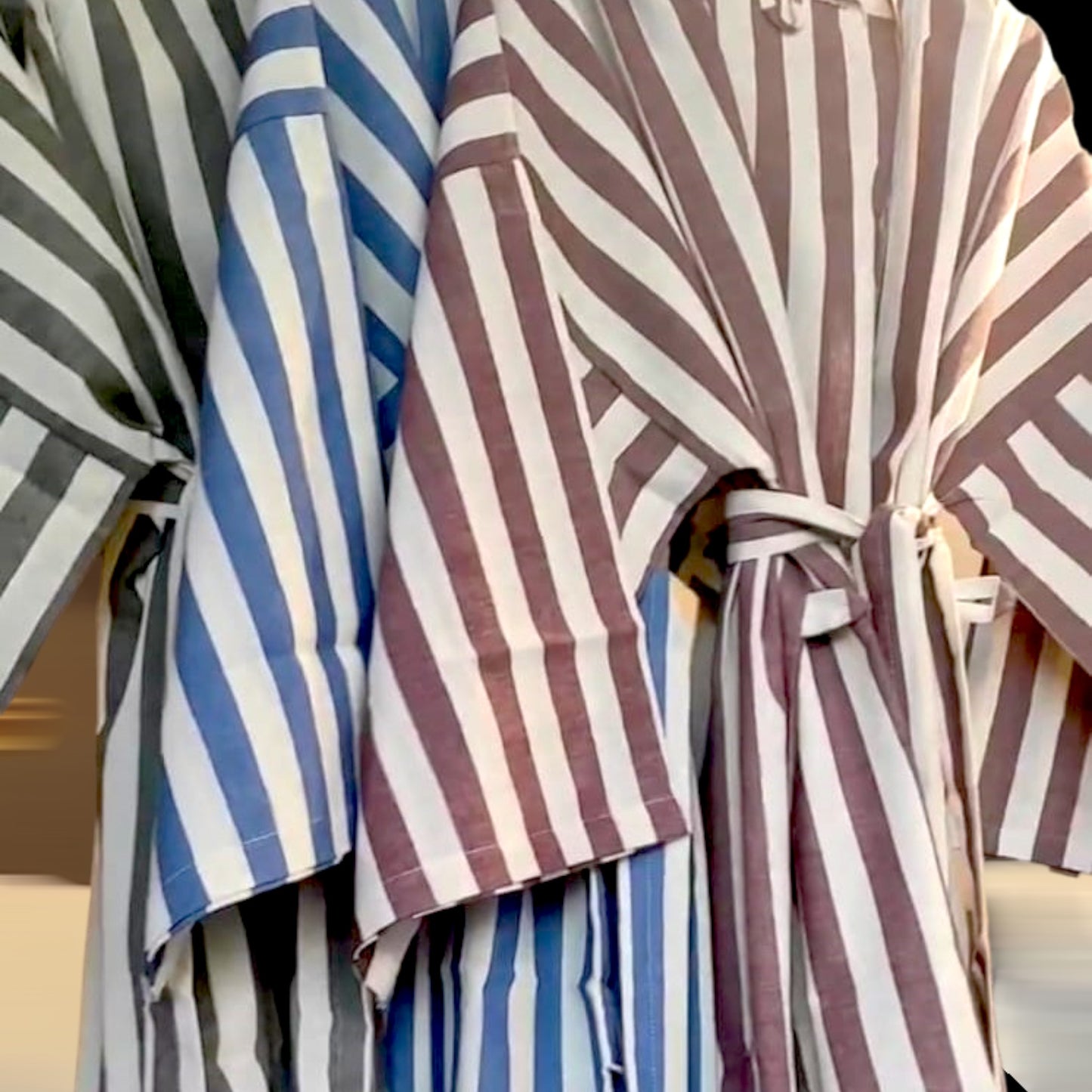 Hand-Made Turkish Towel Kimono Robe Kaftan