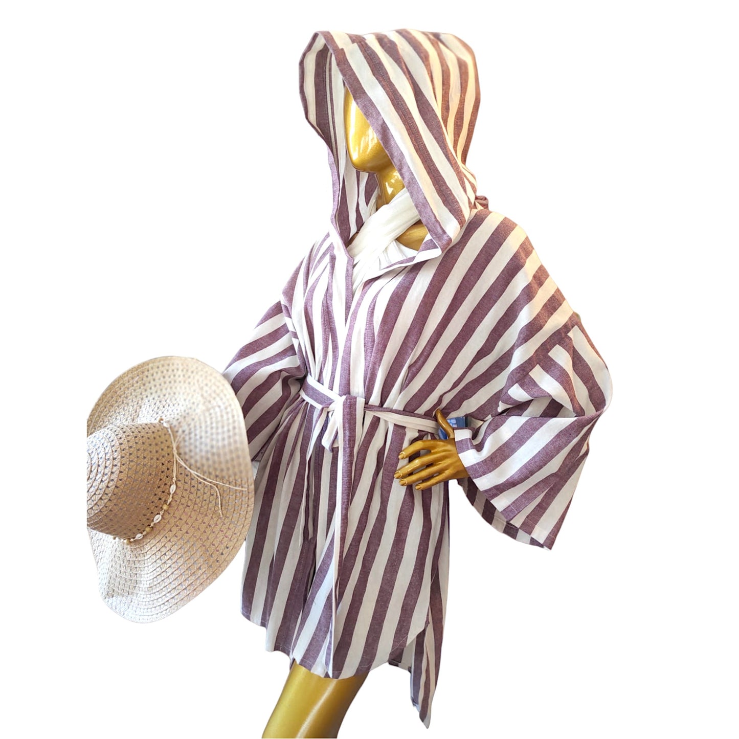 Hand-Made Turkish Towel Kimono Robe Kaftan