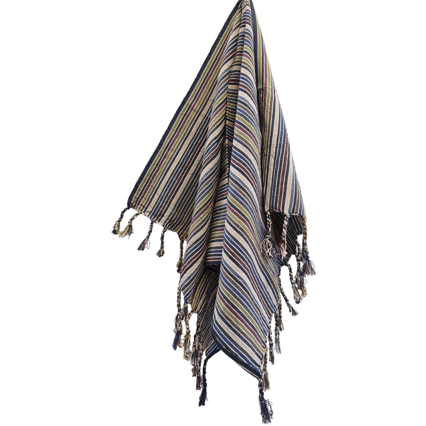 Hand-Woven Linen Stripe Hand Towel