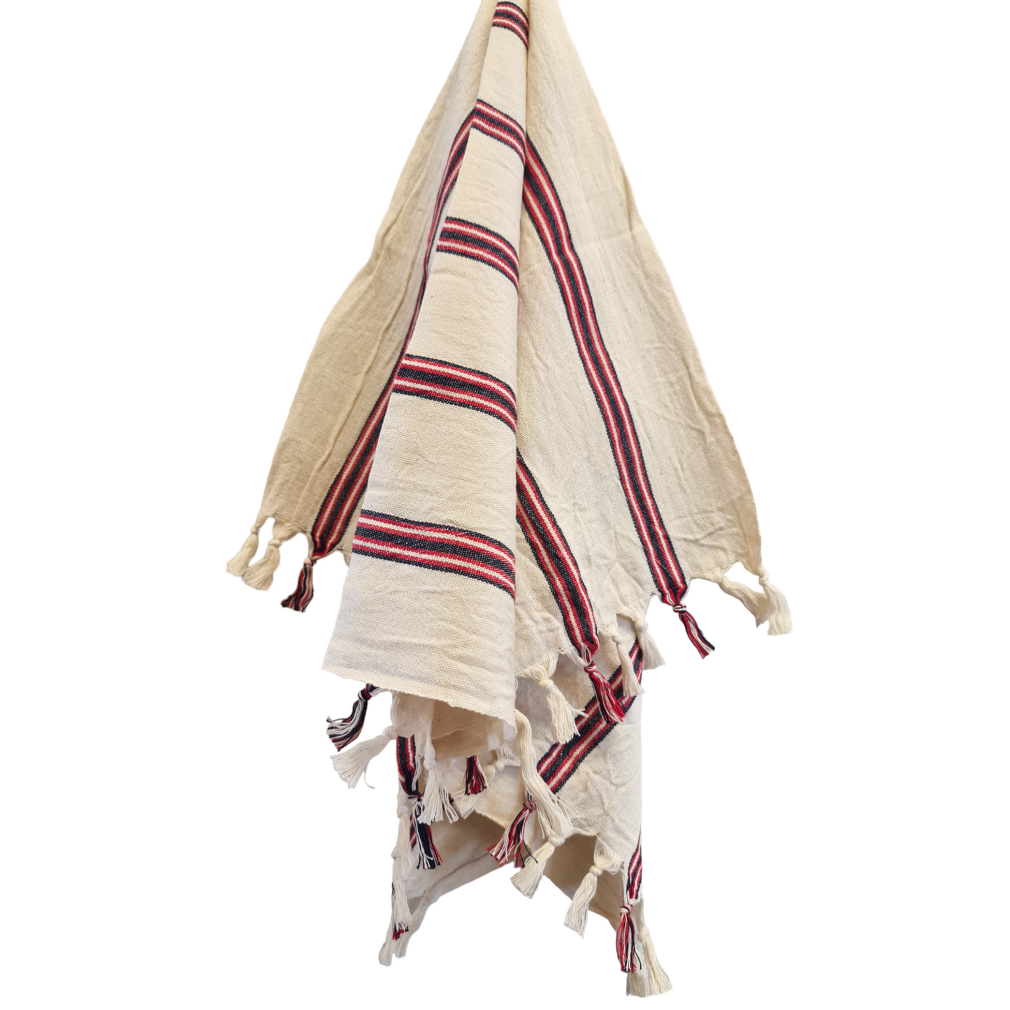Hand-Woven Linen Stripe Hand Towel