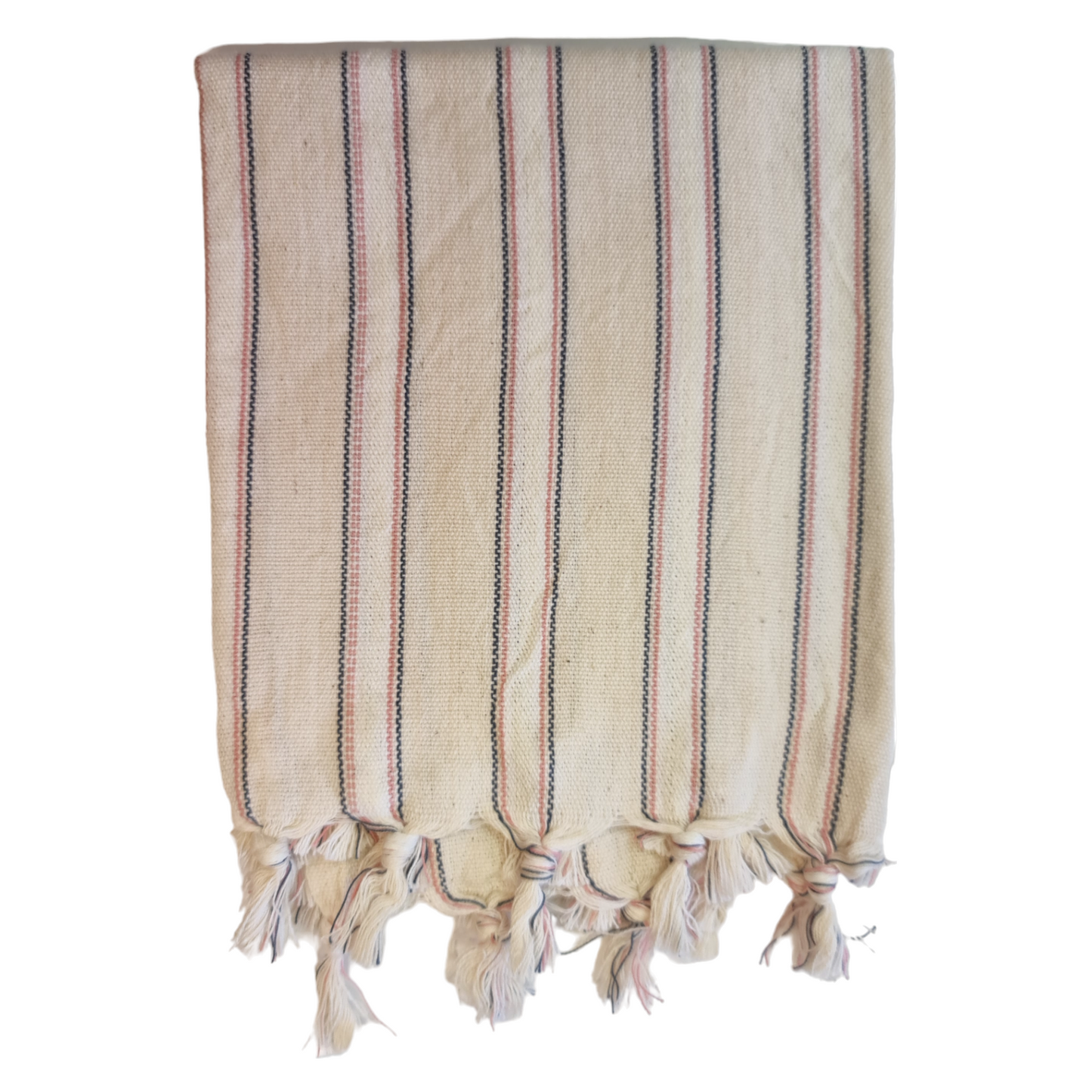 Hand-Woven Linen Stripe Hand Towel
