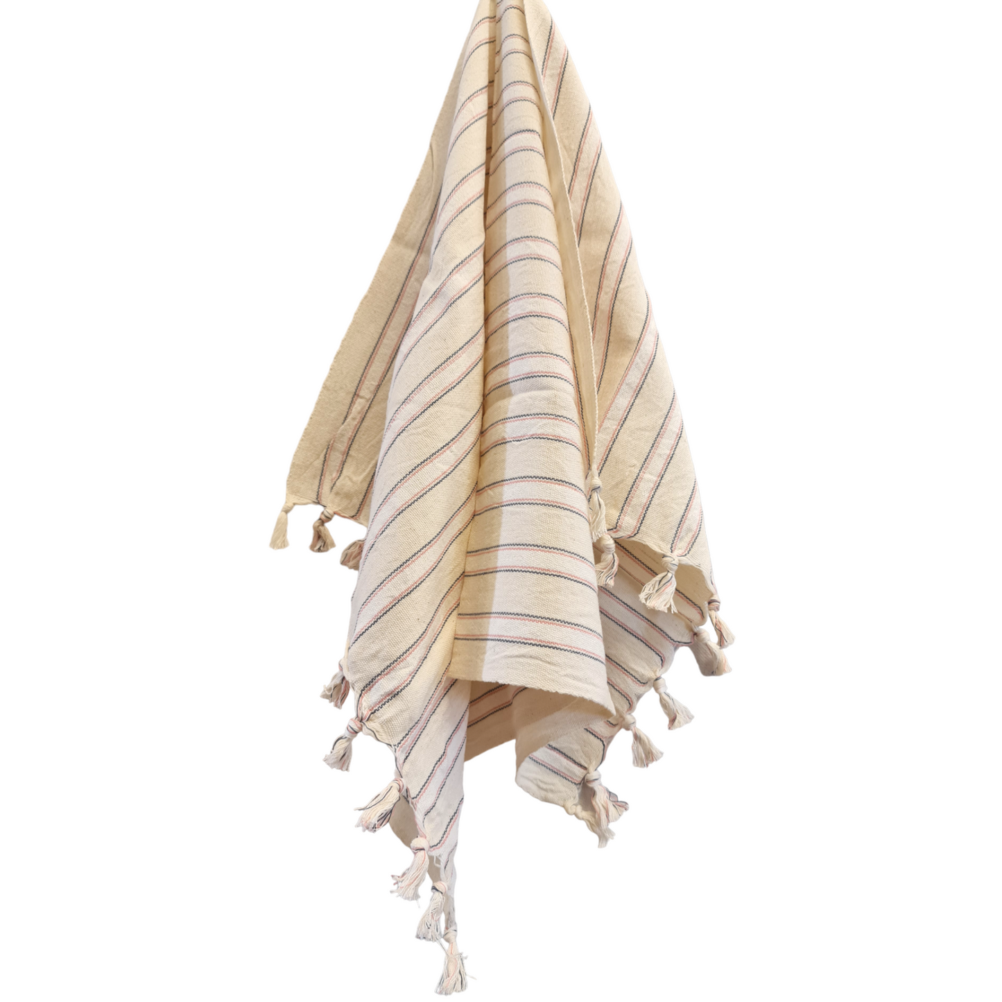 Hand-Woven Linen Stripe Hand Towel
