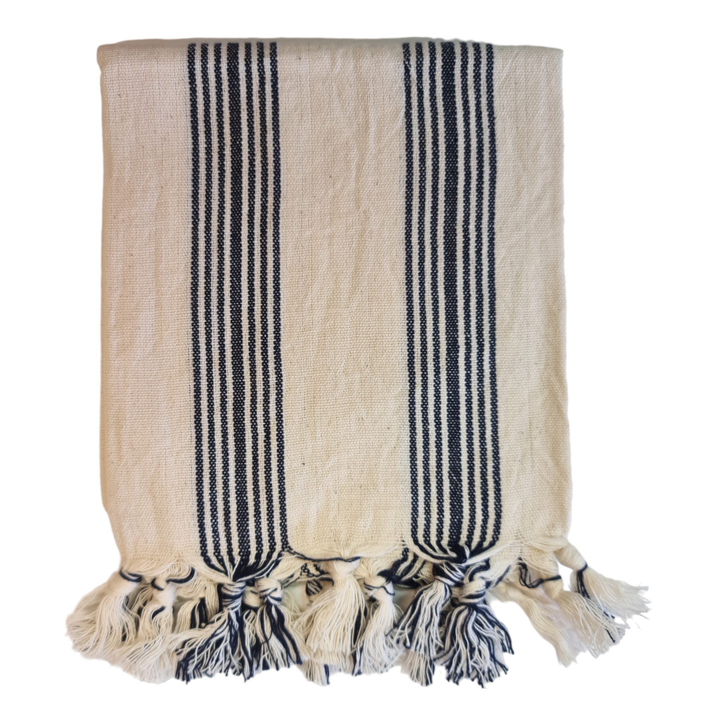 Hand-Woven Linen Stripe Hand Towel