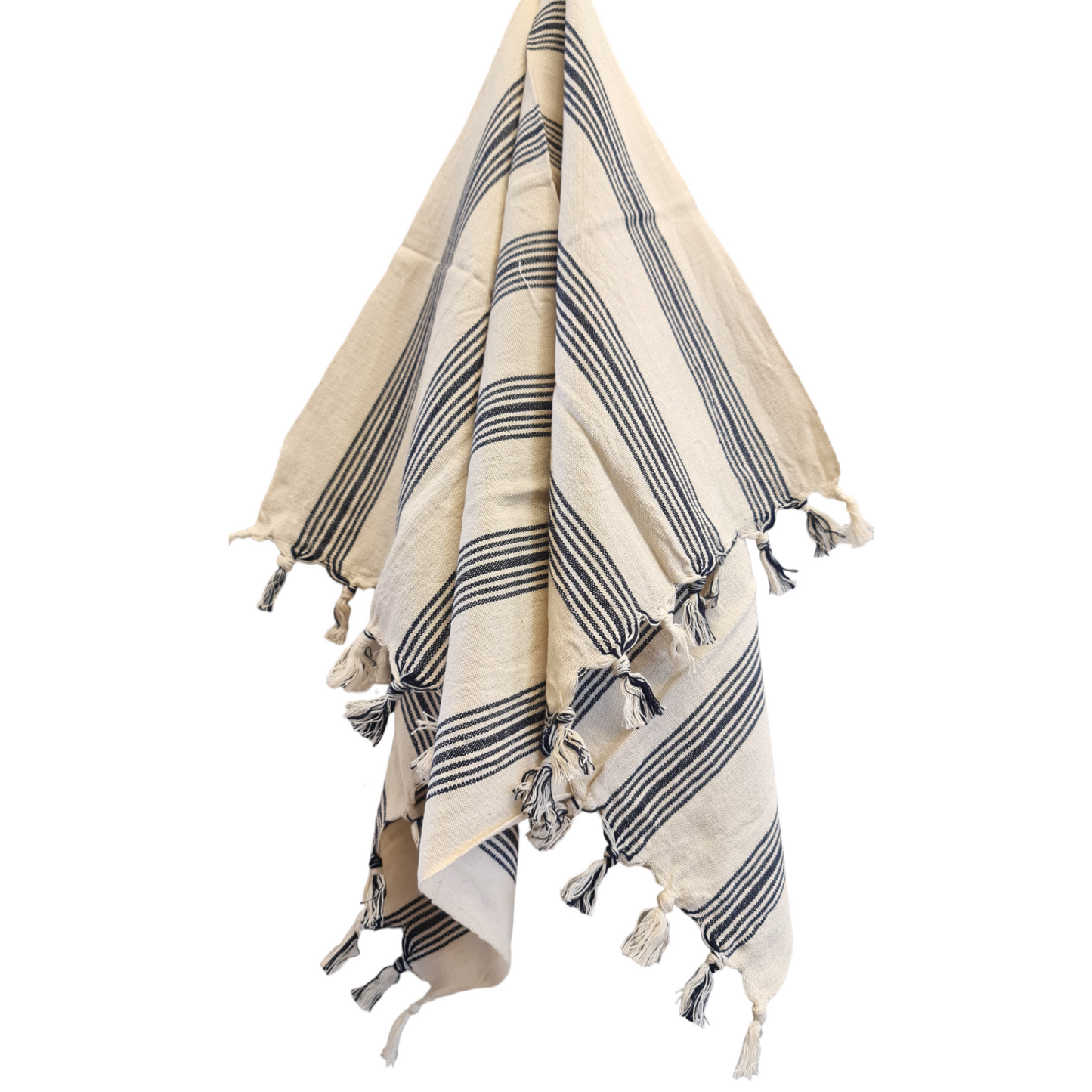 Hand-Woven Linen Stripe Hand Towel