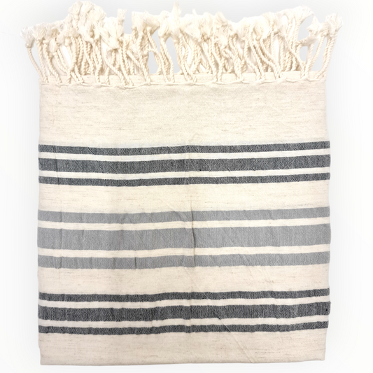 Hand-Woven Linen Turkish Towel Hammam Towel