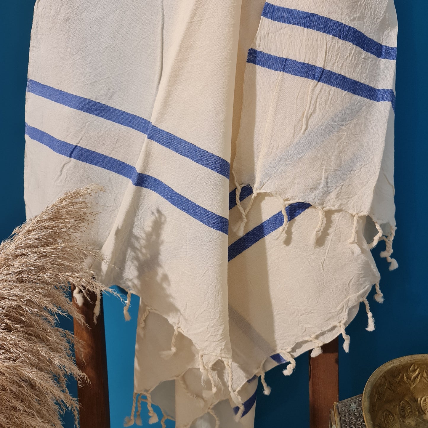 Hand-Woven Pure Silk Turkish Towel Pestemal