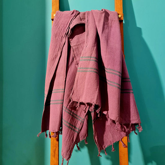Hand-Woven Pure Silk Turkish Towel Pestemal