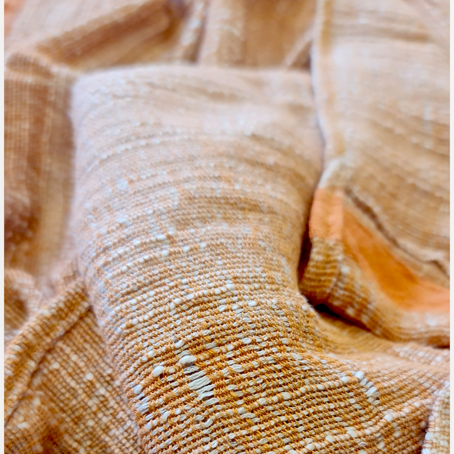 Hand Towel Made Of Hand-Woven Silk Fabric