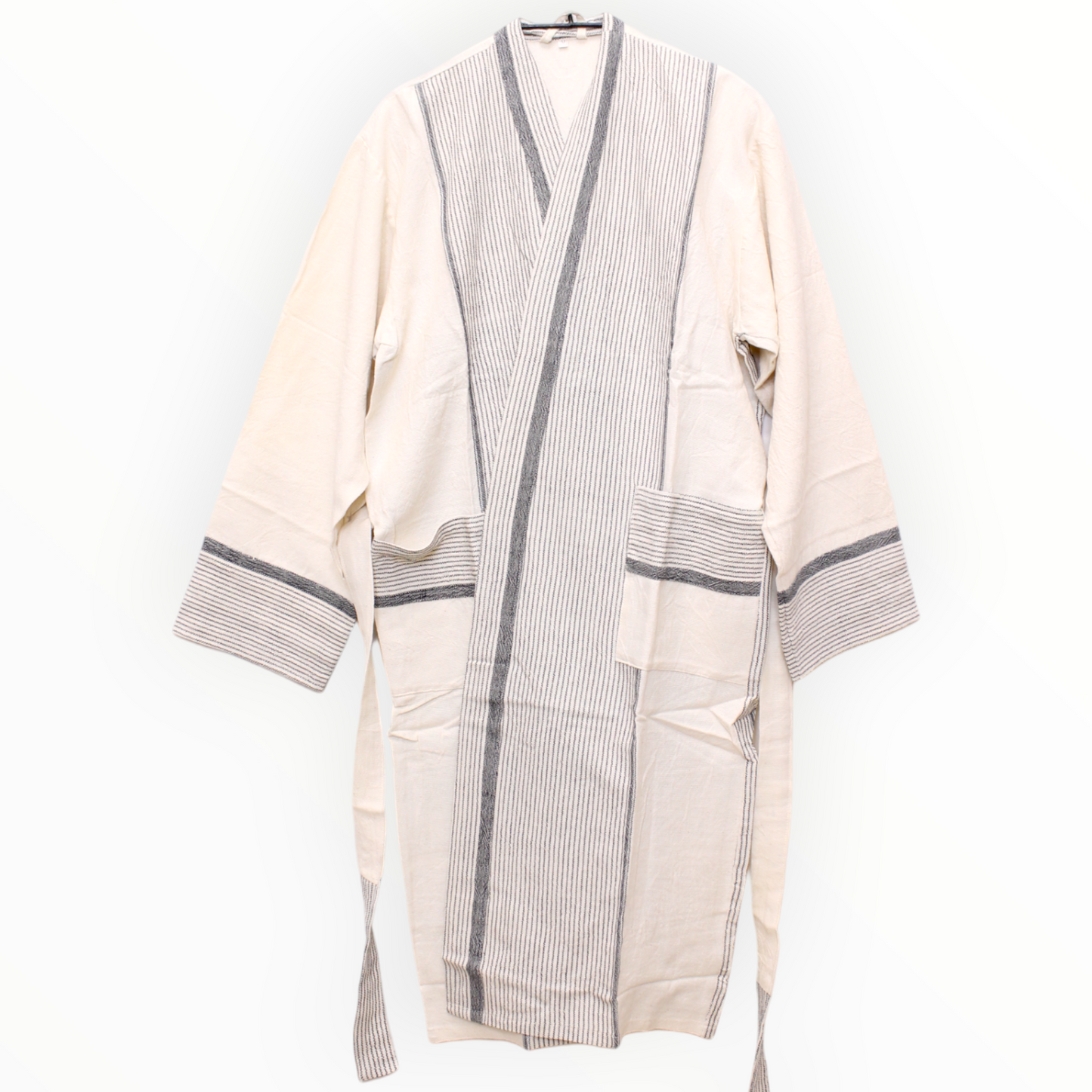 Hand Woven Linen Unisex Turkish Towel Pestemal Bathrobe