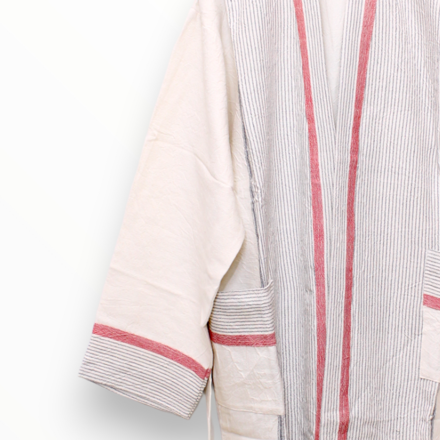 Hand Woven Linen Unisex Turkish Towel Pestemal Bathrobe