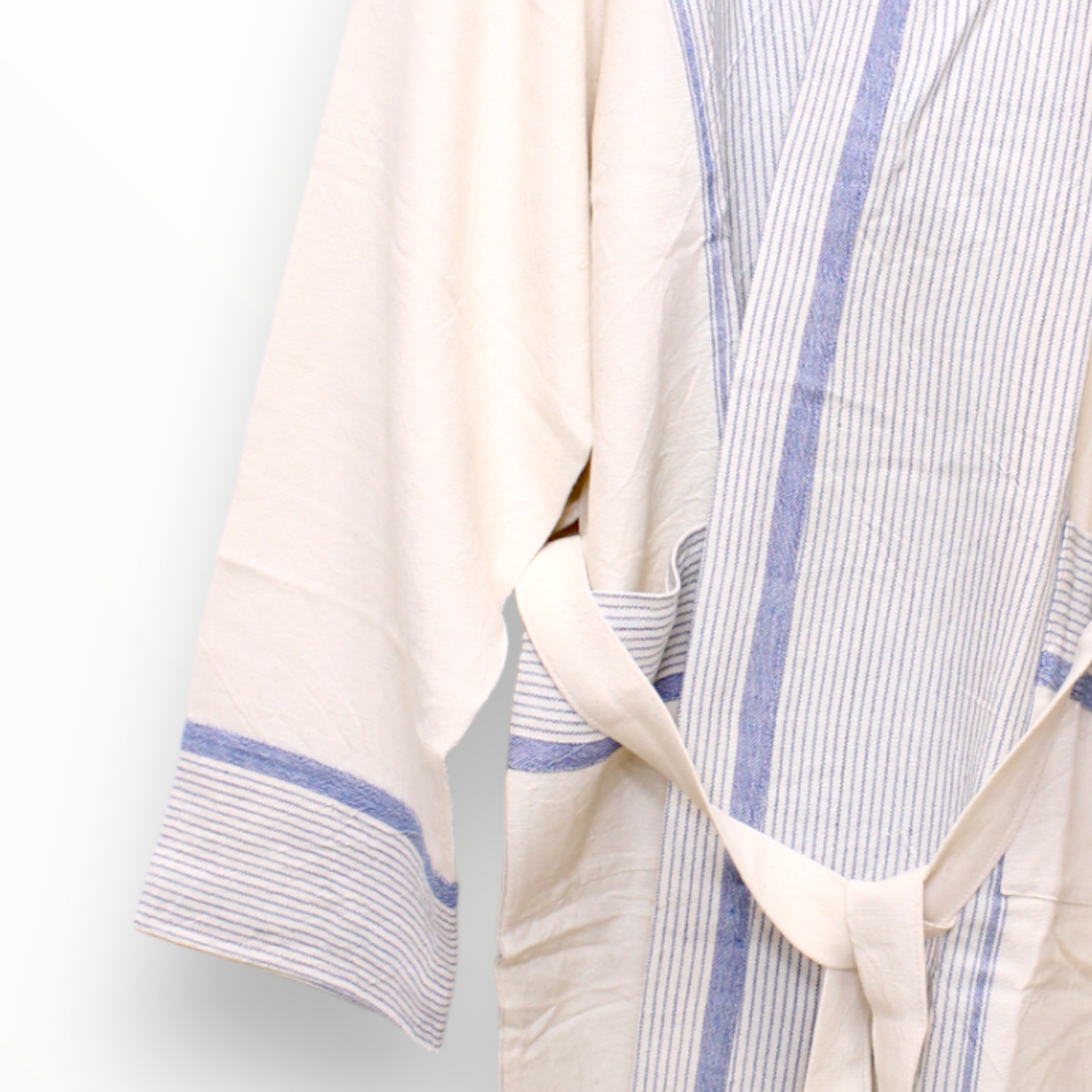 Hand Woven Linen Unisex Turkish Towel Pestemal Bathrobe