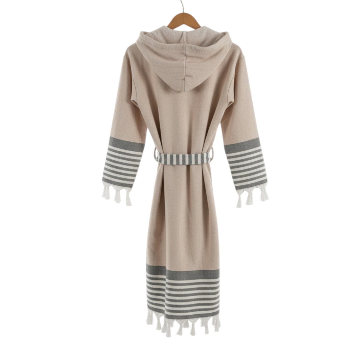 Handwoven Dual-Sided Turkish Cotton Bathrobe – Terry & Pestemal