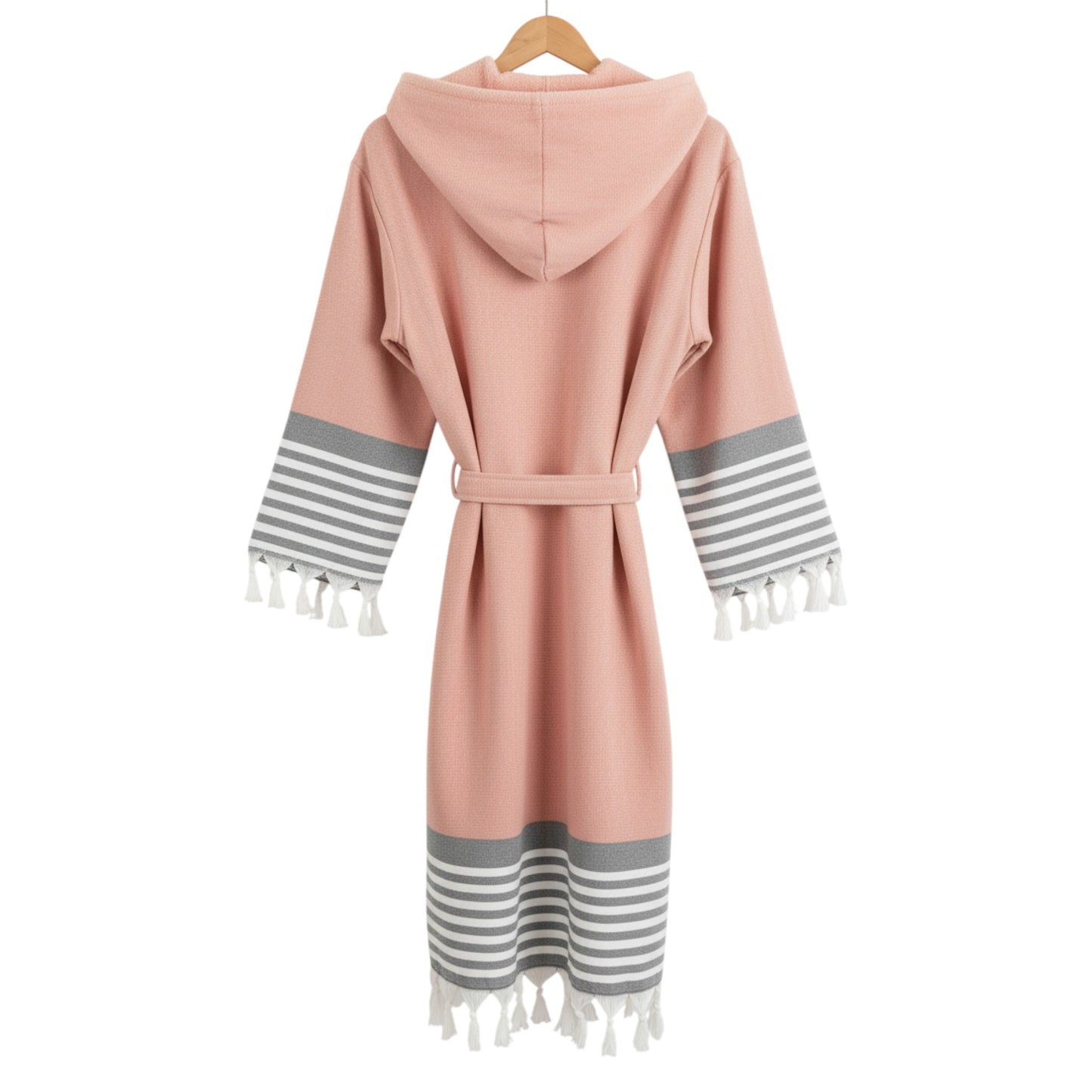 Handwoven Dual-Sided Turkish Cotton Bathrobe – Terry & Pestemal