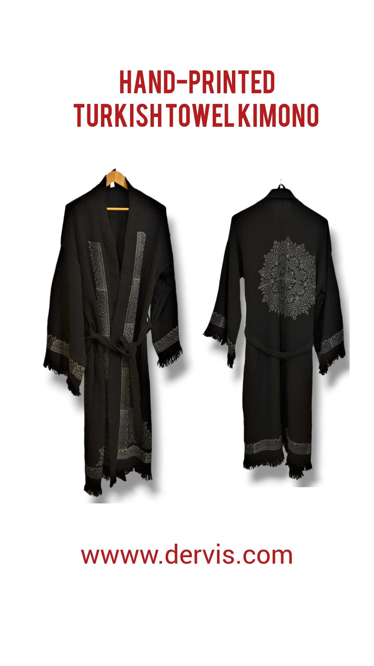 Turkish Towel Kimono Kaftan Bathrobe