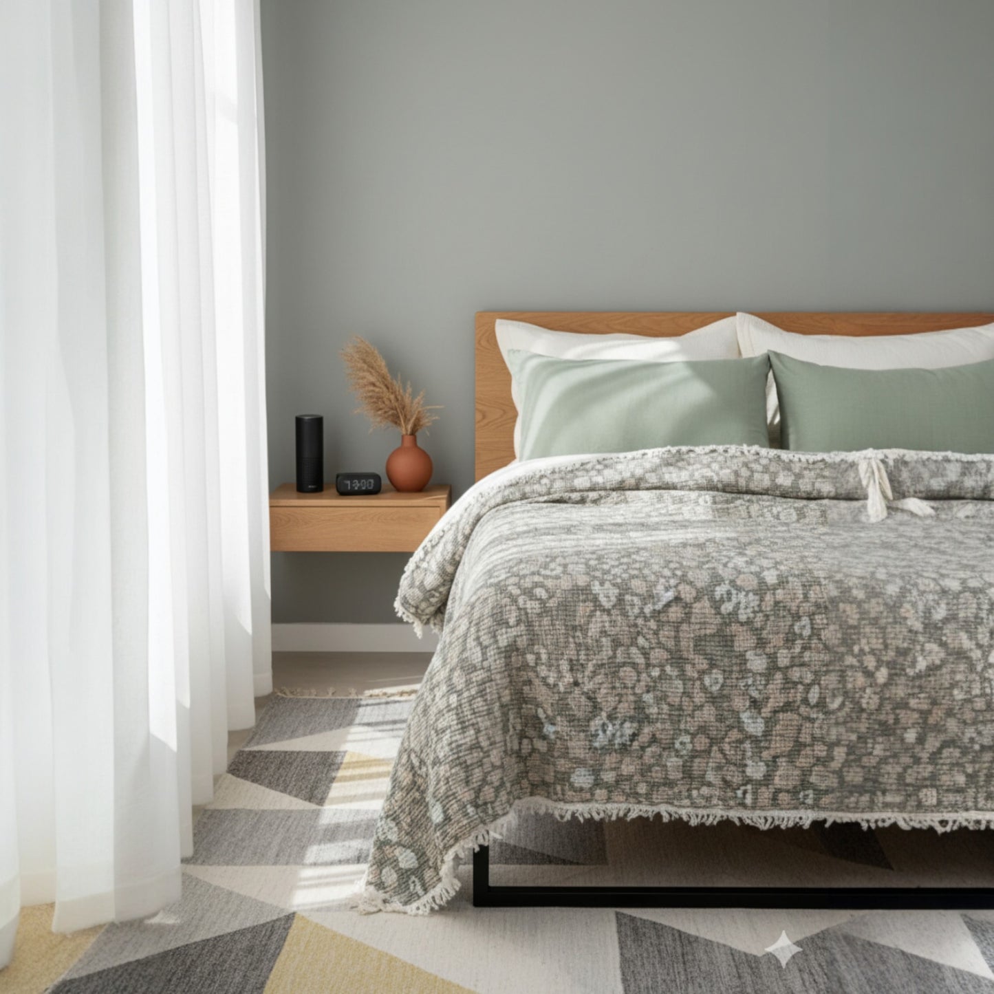 Leopard Design 4-Layer Muslin Bedspread – Elegant, Comfortable & Naturally Crafted