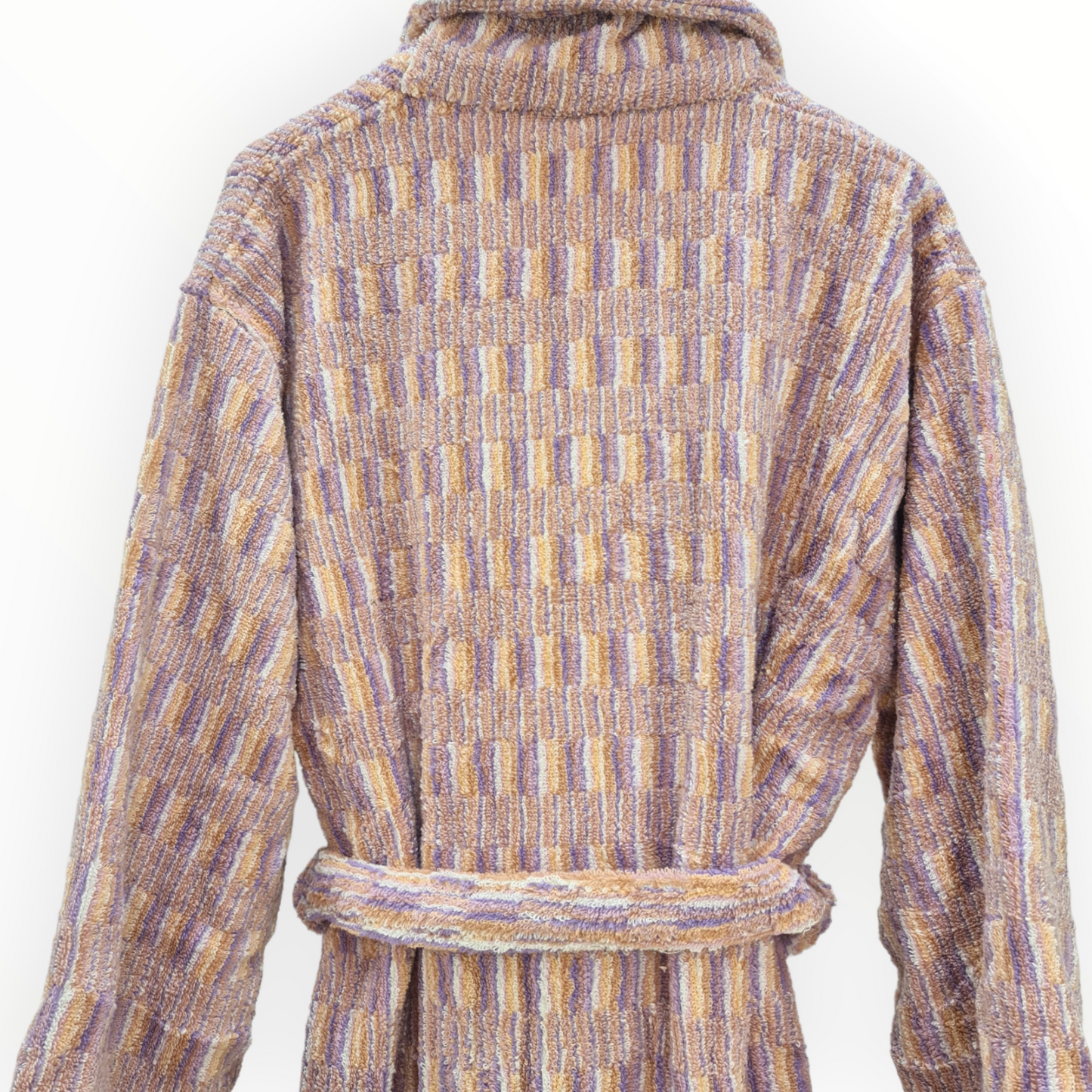 Natural Cotton Hand-Woven Unisex One Size Terry Towel Bathrobe