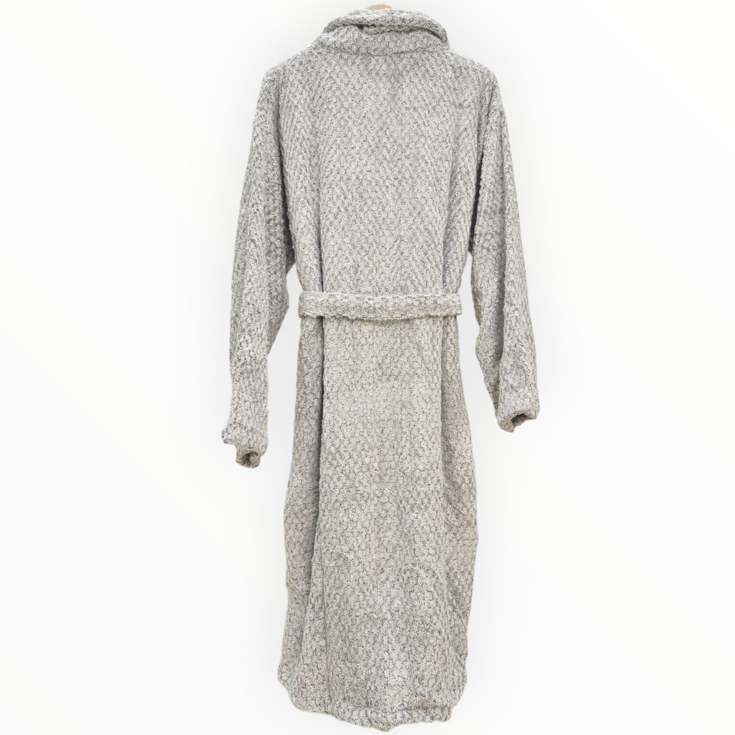 Natural Cotton Hand-Woven Unisex One Size Terry Towel Bathrobe