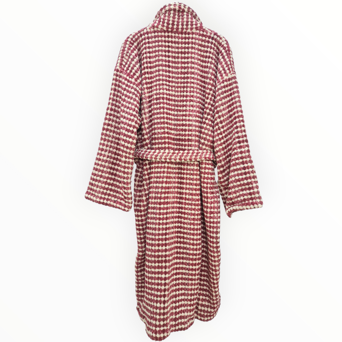 Natural Cotton Hand-Woven Unisex One Size Terry Towel Bathrobe