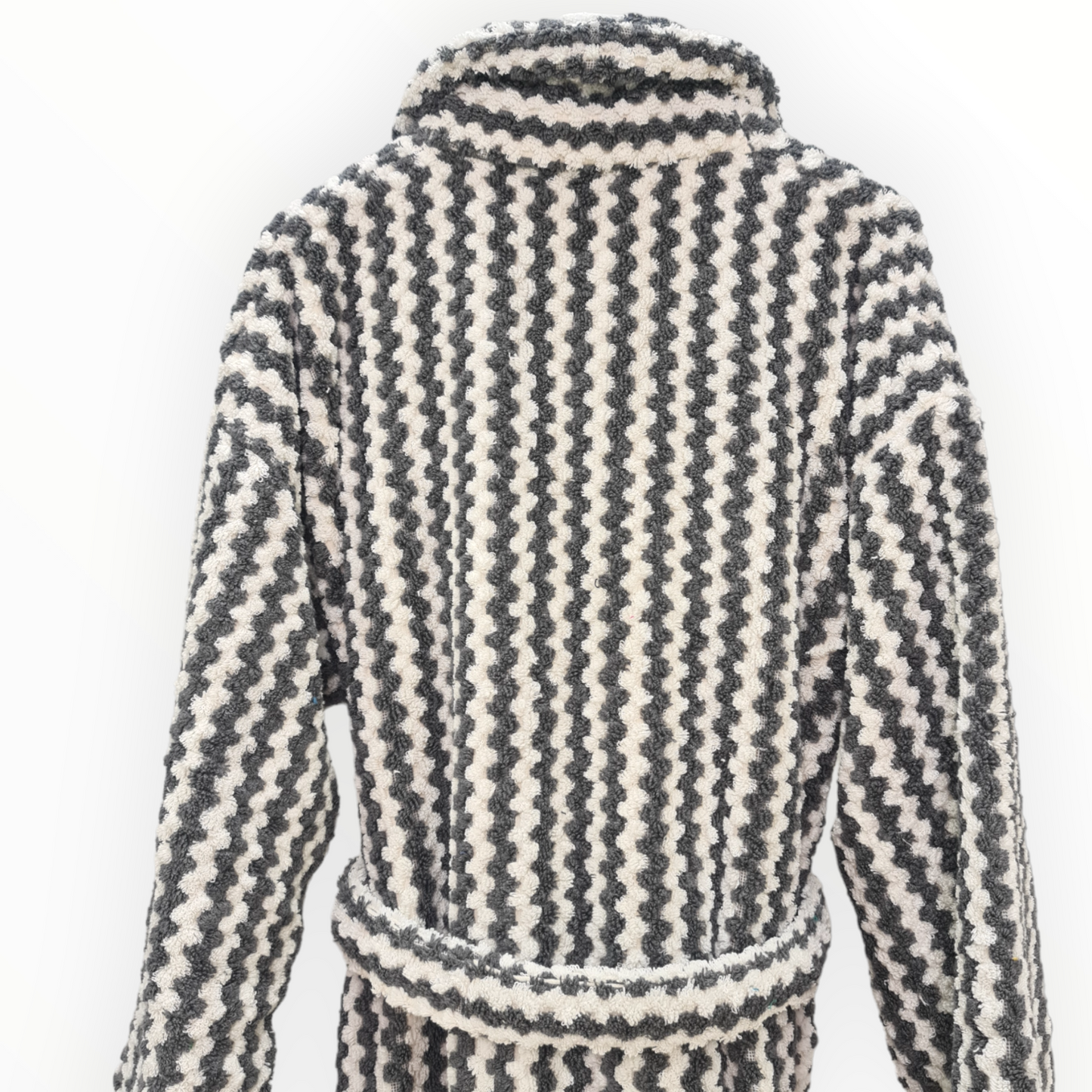 Natural Cotton Hand-Woven Unisex One Size Terry Towel Bathrobe