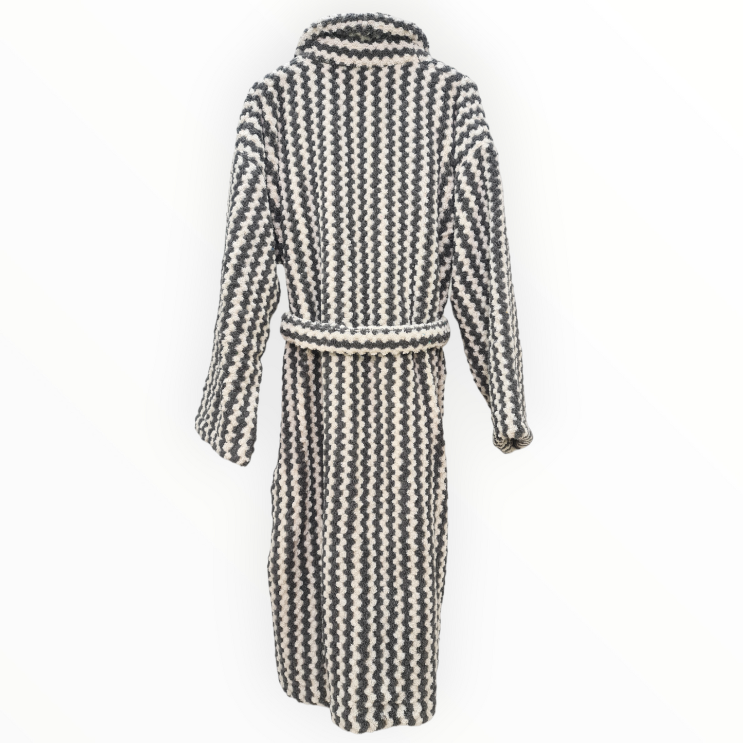 Natural Cotton Hand-Woven Unisex One Size Terry Towel Bathrobe