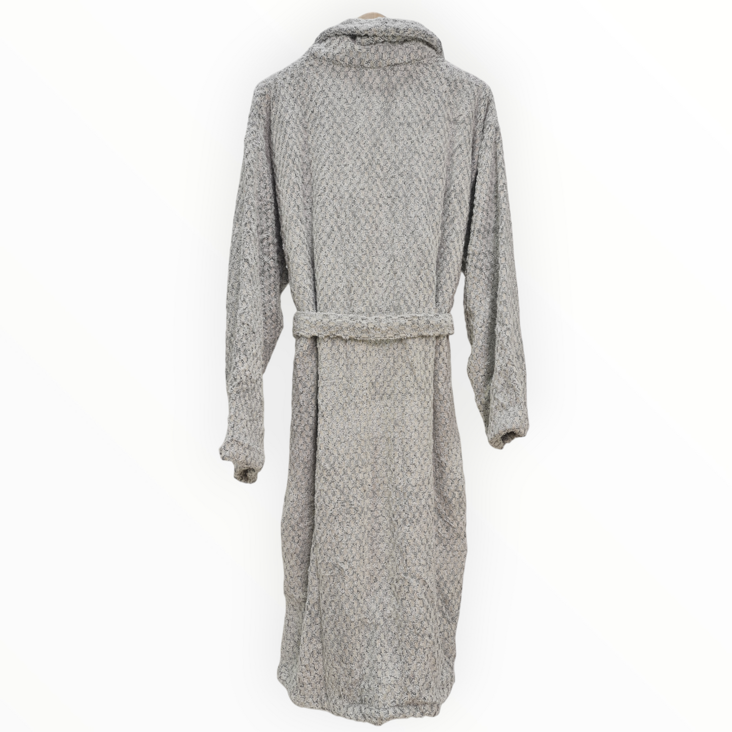 Natural Cotton Hand-Woven Unisex One Size Terry Towel Bathrobe