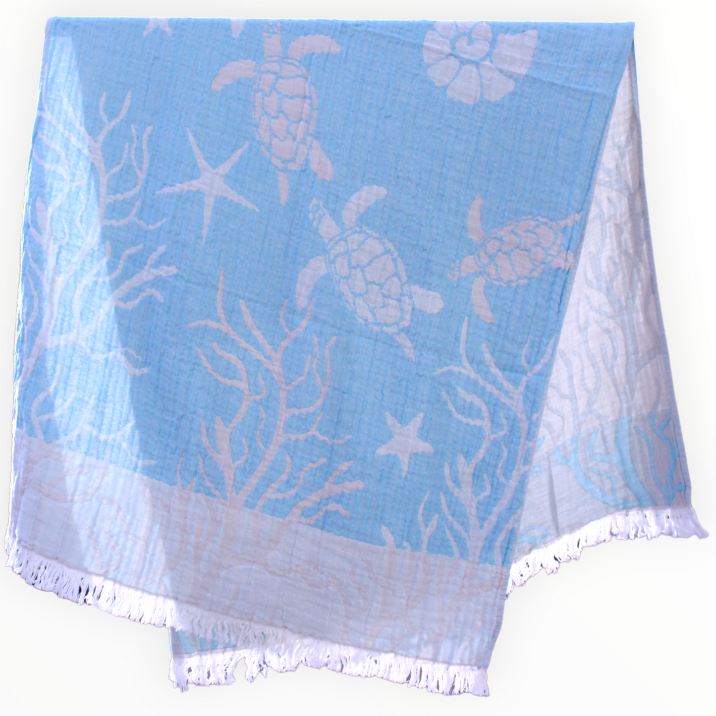 Natural Cotton Hand Woven Turkish Towel Pestemal