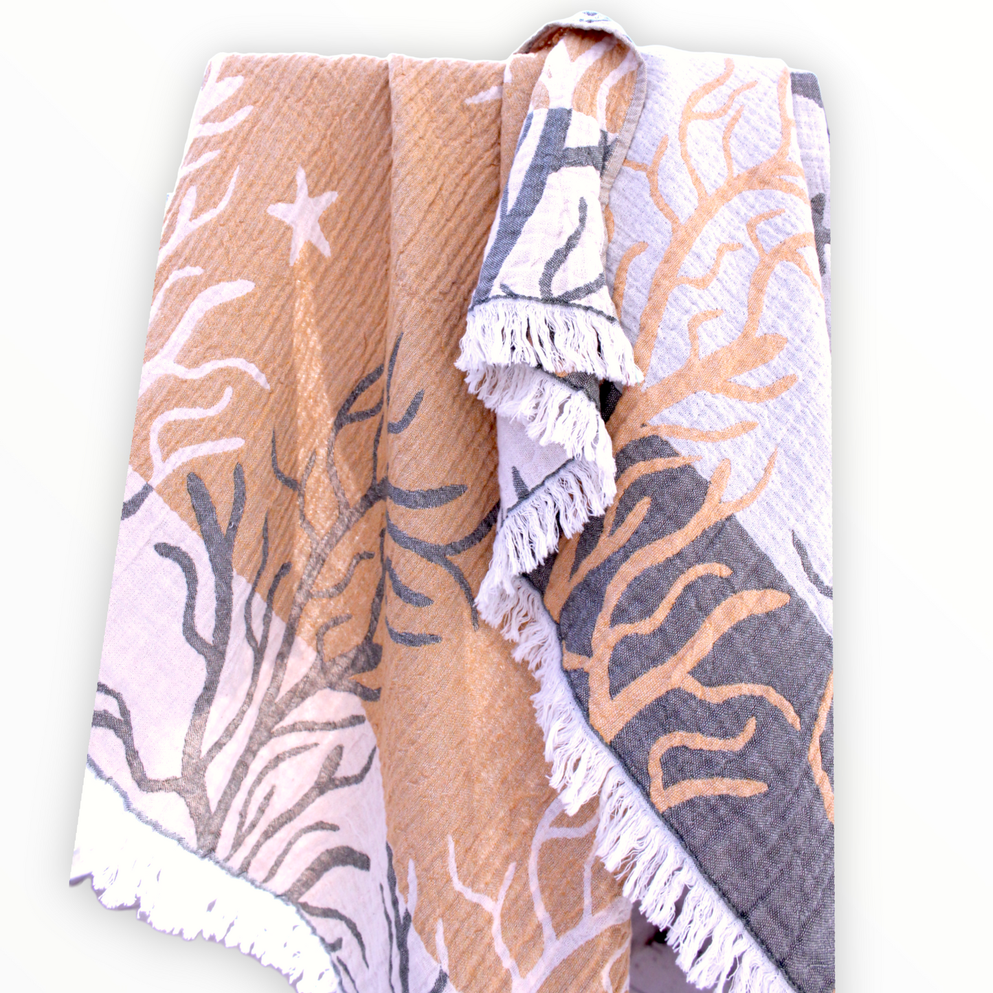 Natural Cotton Hand Woven Turkish Towel Pestemal