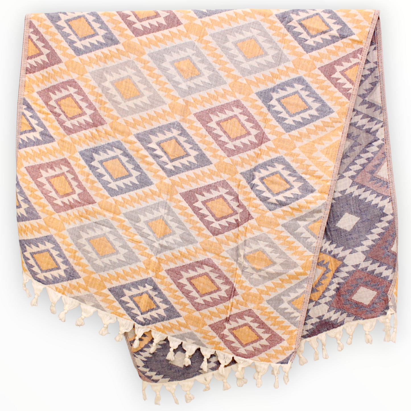Natural Cotton Hand Woven Turkish Towel Pestemal