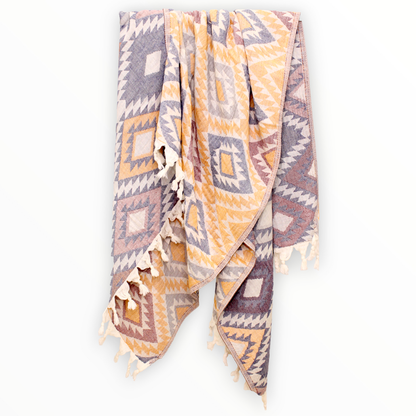Natural Cotton Hand Woven Turkish Towel Pestemal