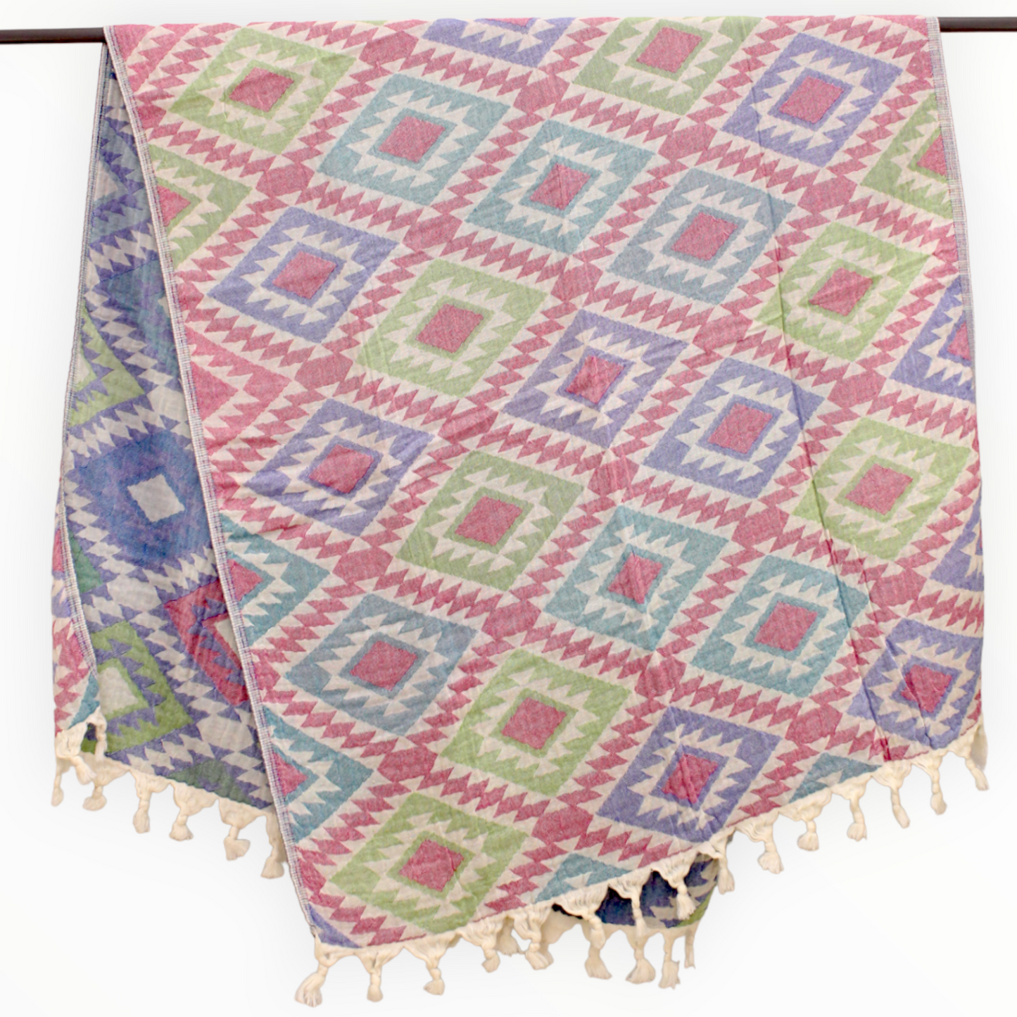 Natural Cotton Hand Woven Turkish Towel Pestemal