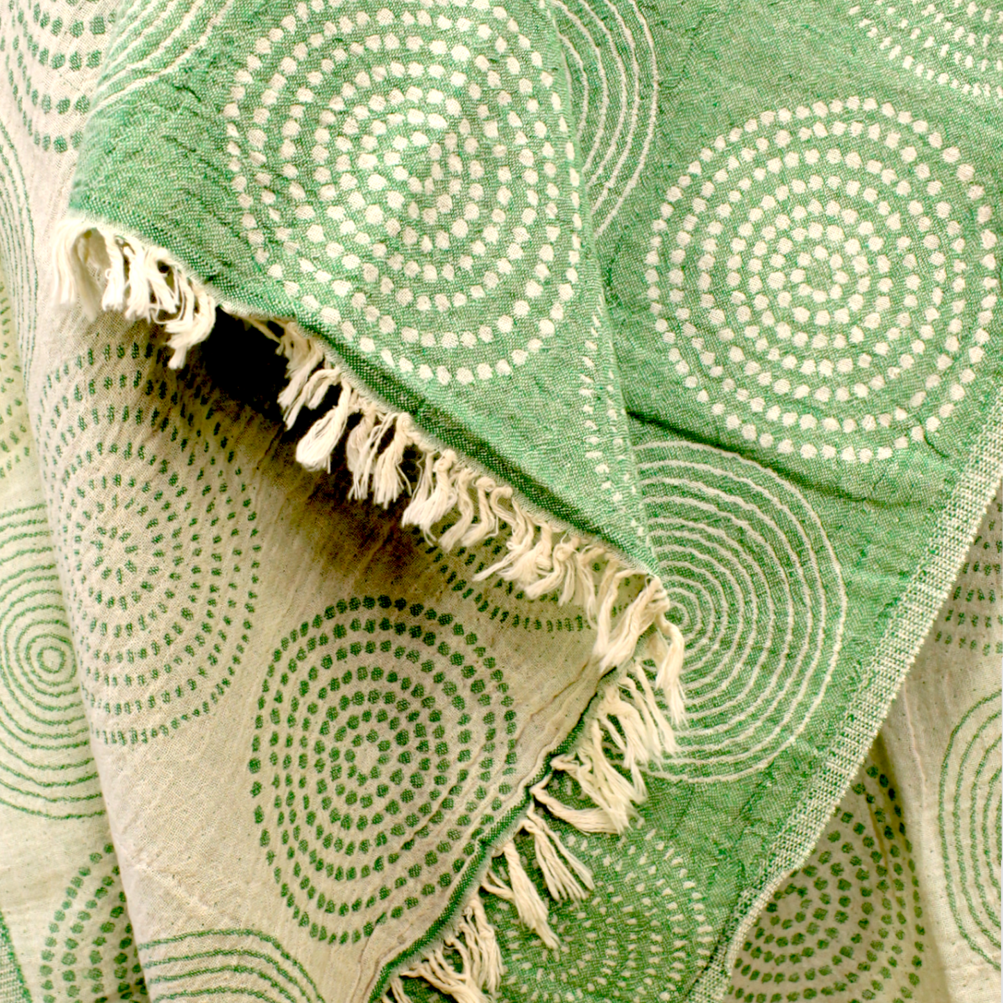 Natural Cotton Mandala Turkish Towel Pestemal