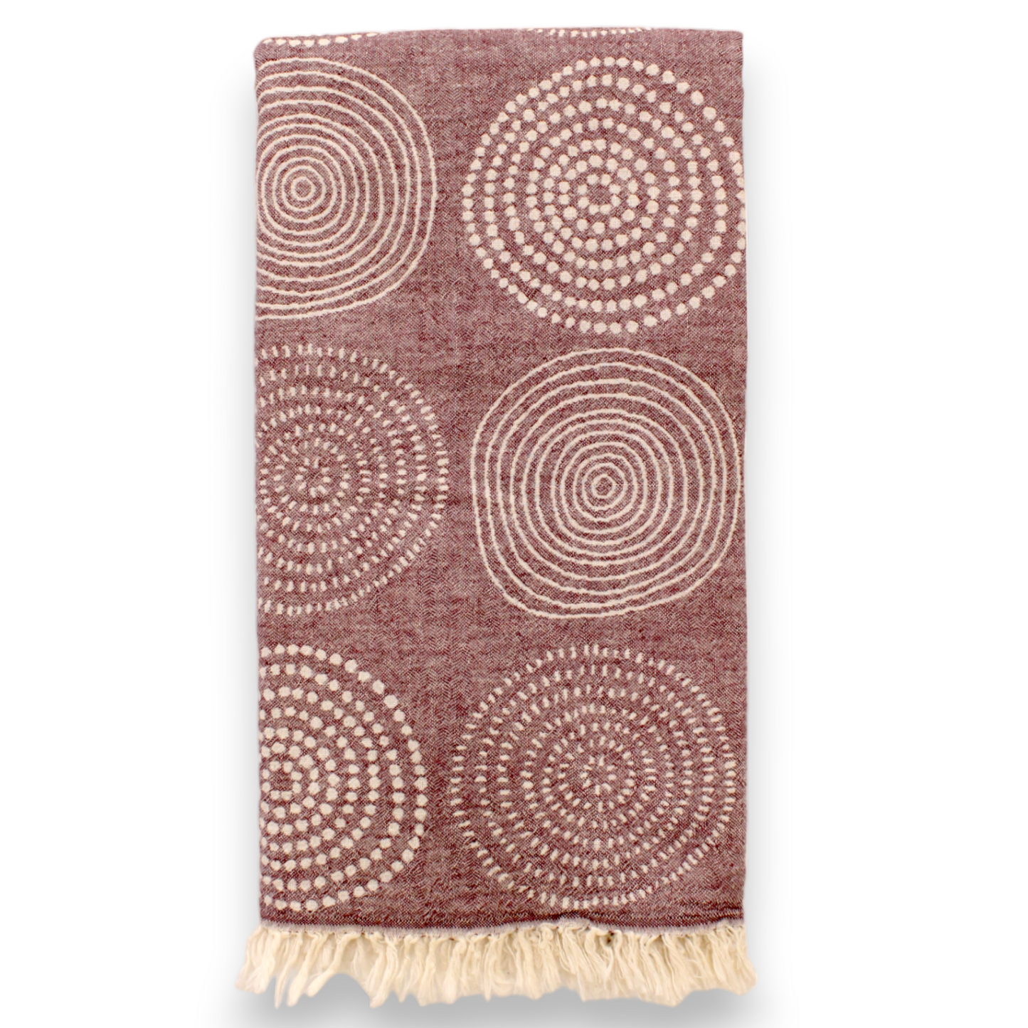 Natural Cotton Mandala Turkish Towel Pestemal