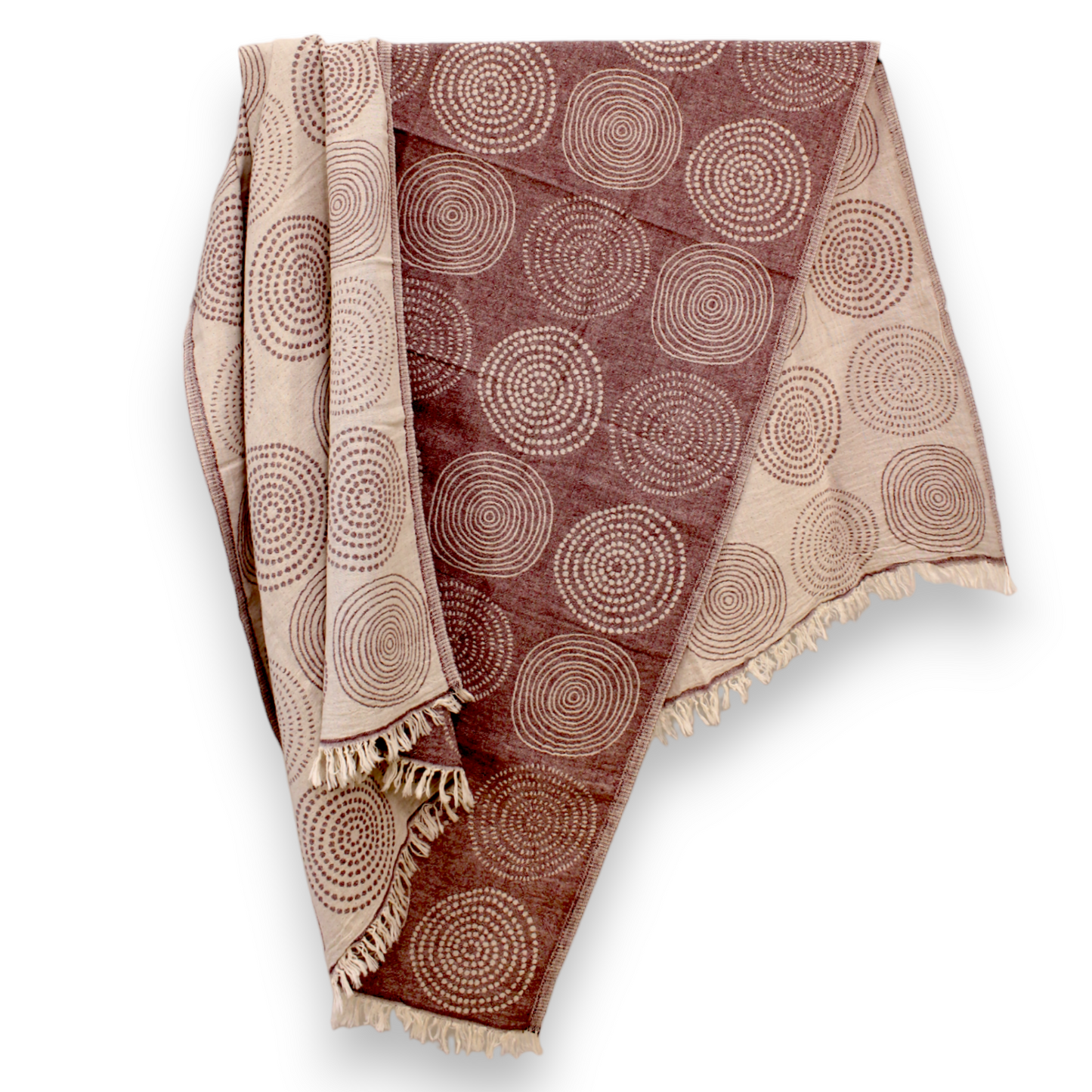 Natural Cotton Mandala Turkish Towel Pestemal
