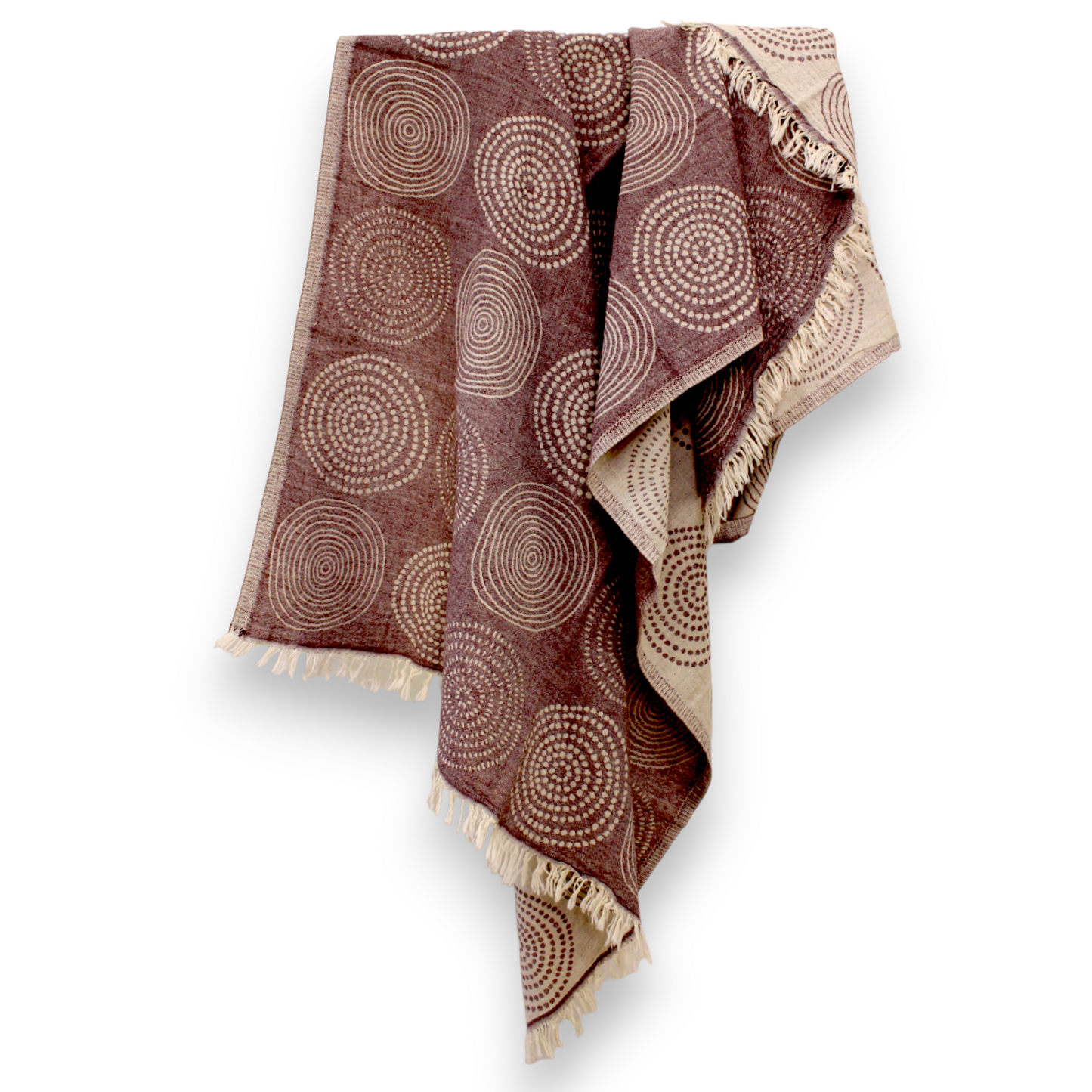 Natural Cotton Mandala Turkish Towel Pestemal