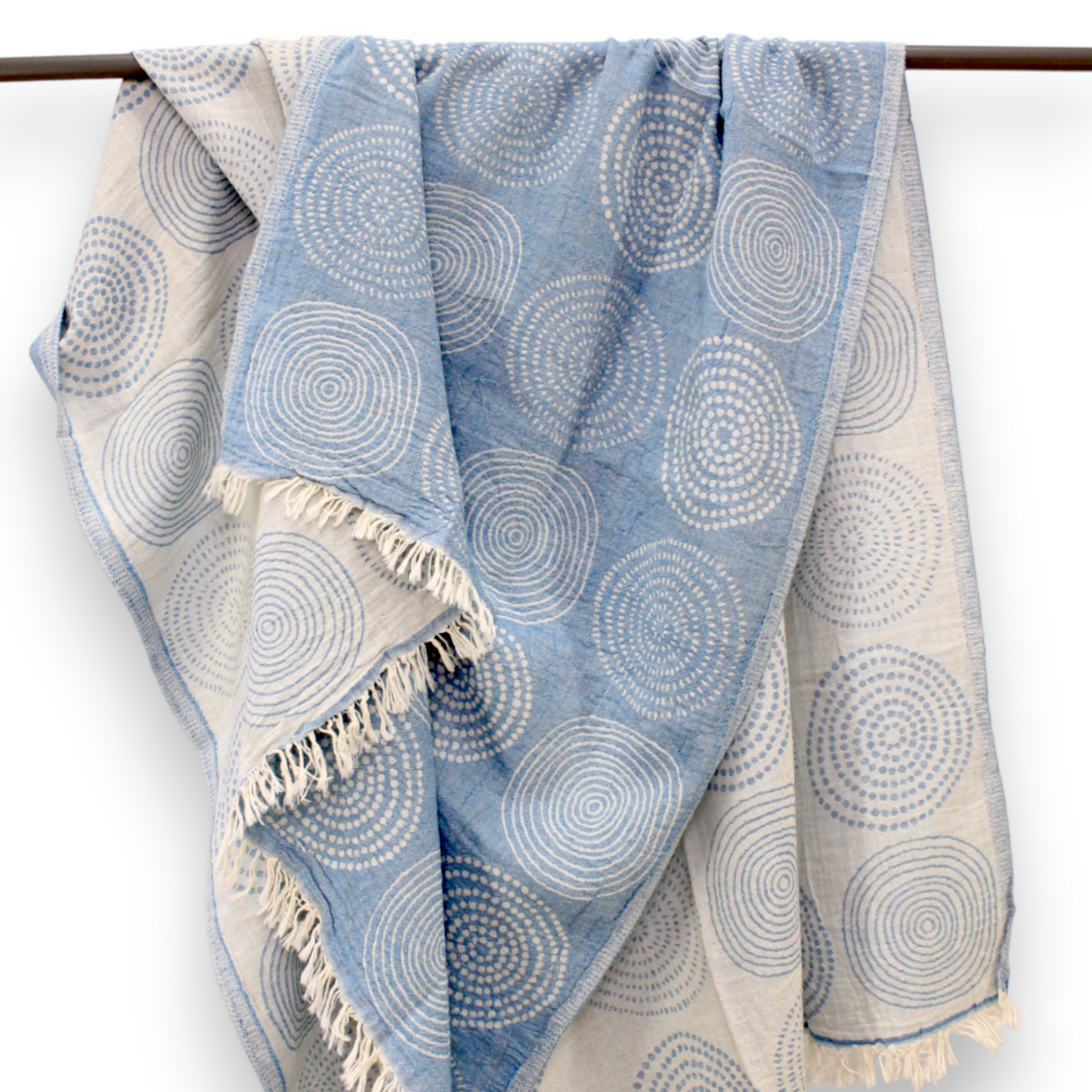 Natural Cotton Mandala Turkish Towel Pestemal