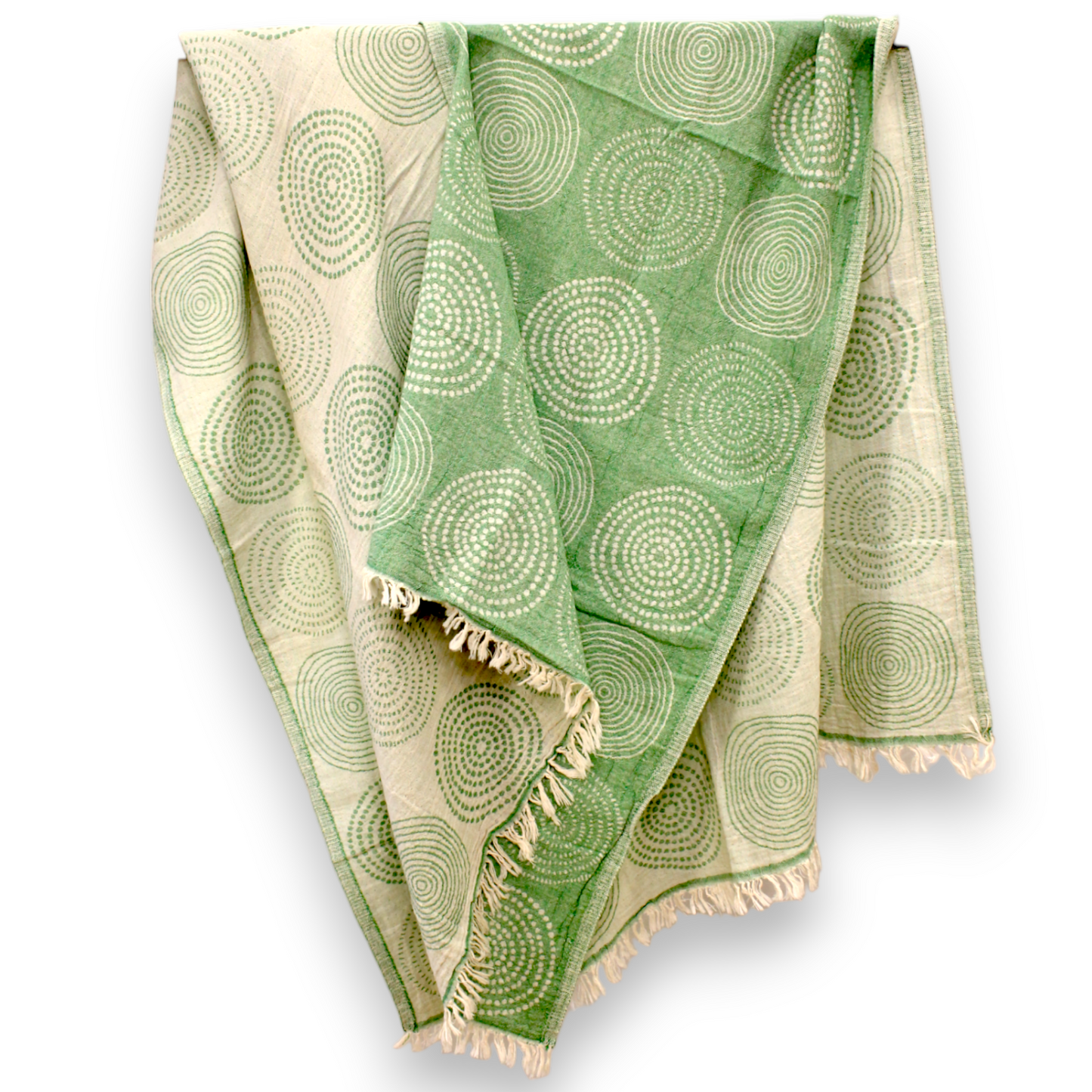 Natural Cotton Mandala Turkish Towel Pestemal
