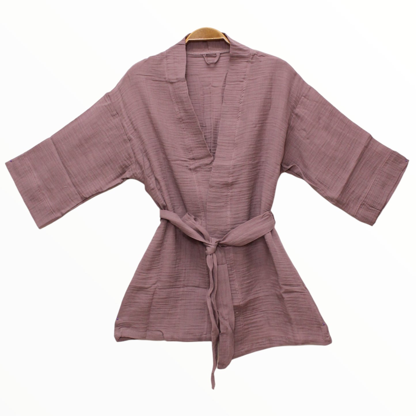 Natural Cotton Muslin Kimono Jacket